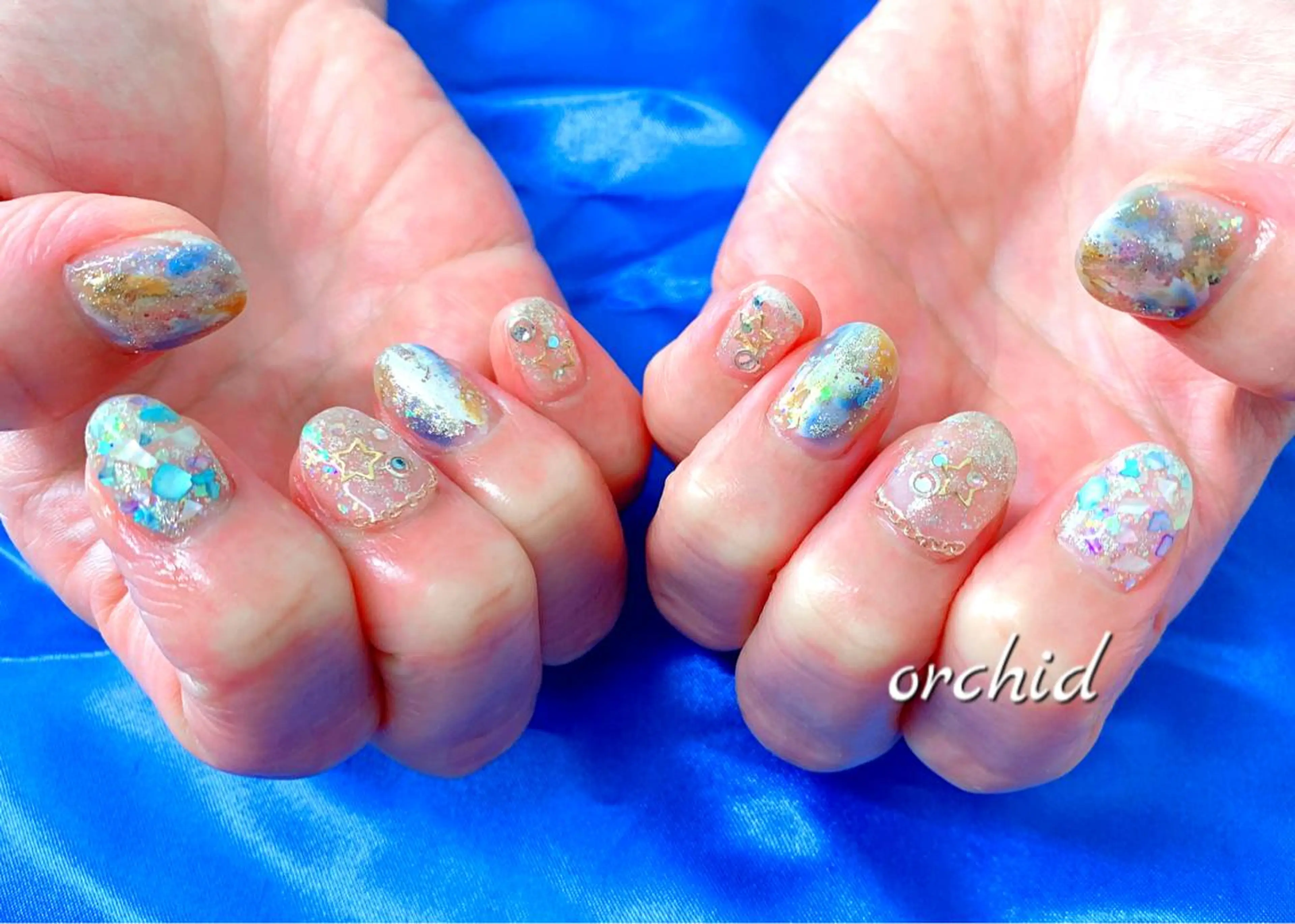 ネイル orchid ♡オーキッドのネイルデザイン