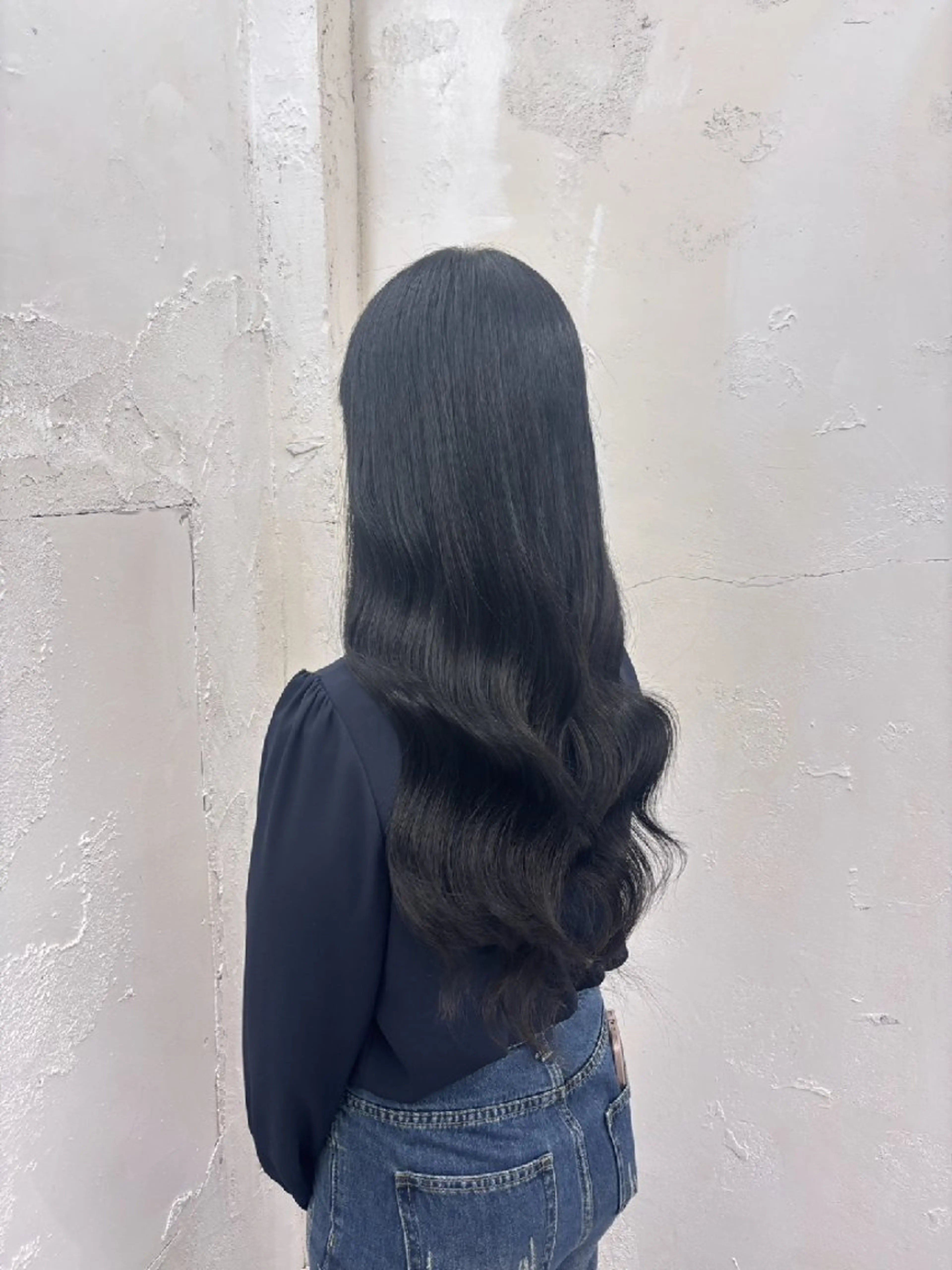 ロング カラー ボブ エクステ カット エクステ ベルグロー アルファのヘアスタイル