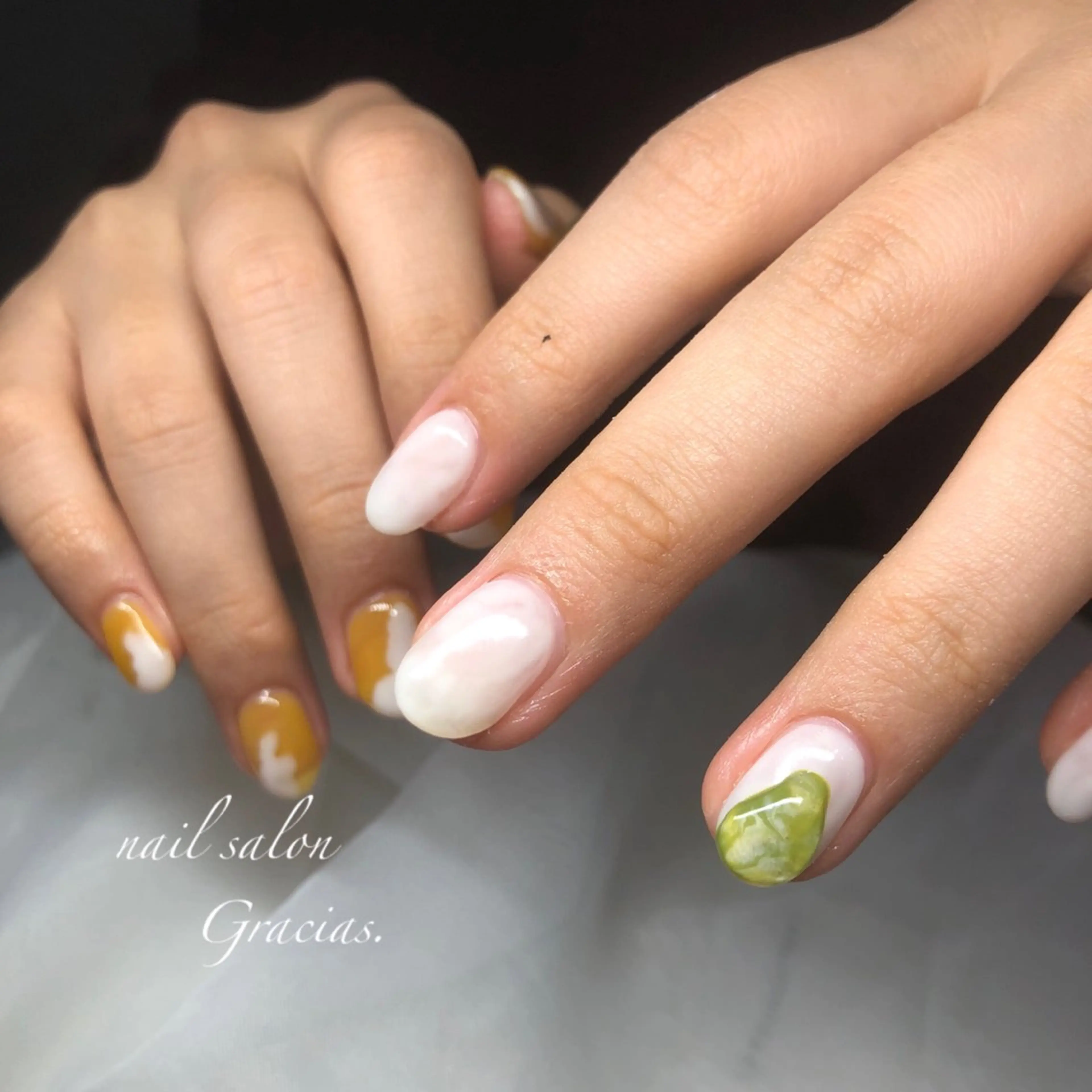 ネイル ハンドネイル Gracias. rieのネイルデザイン