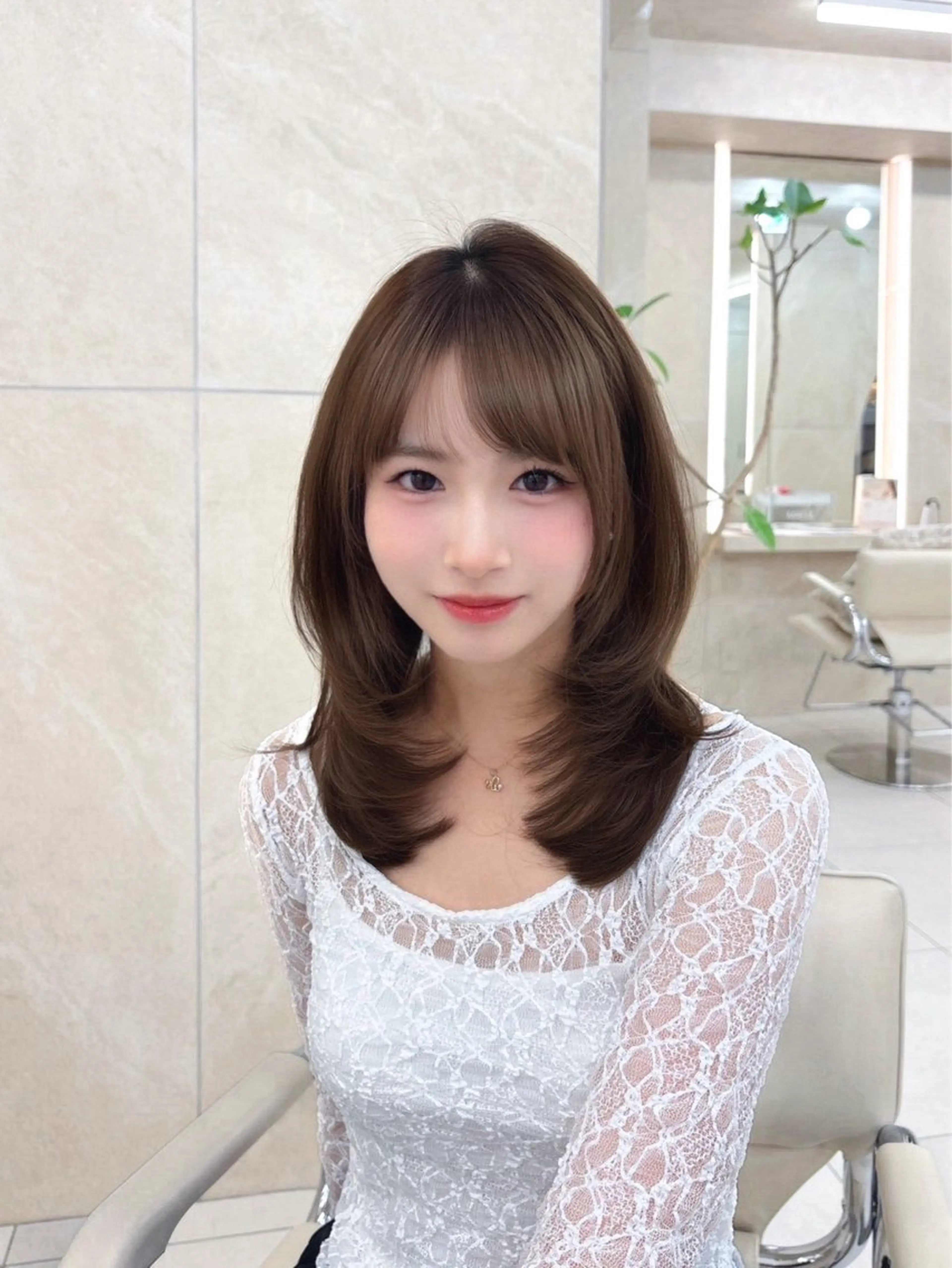 【ミニモ限定⭐️】レイヤーカット＋透明感カラーの写真