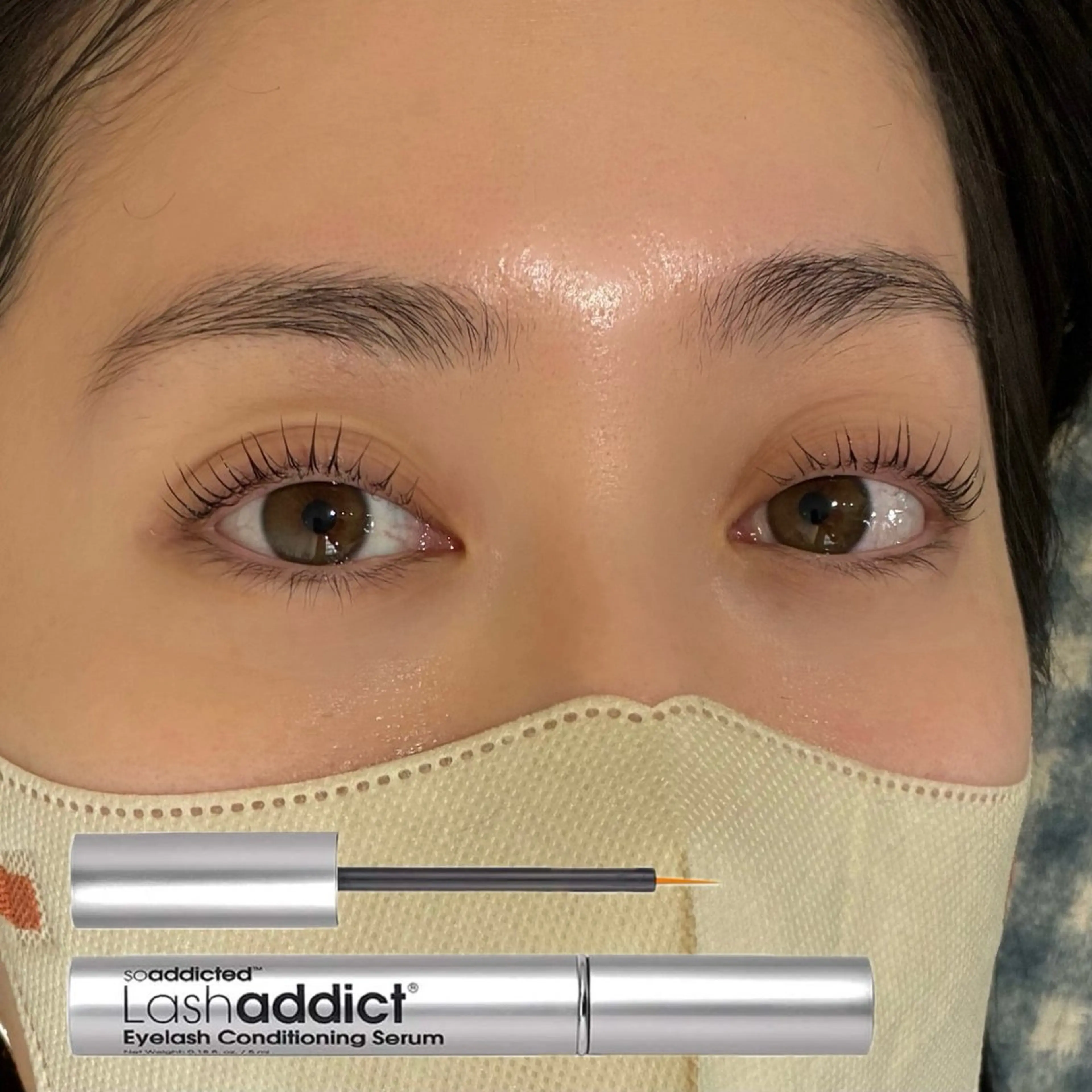 マツエク・マツパ マツパ アイブロウ&マツパ カラーモデルまなみのヘアスタイル