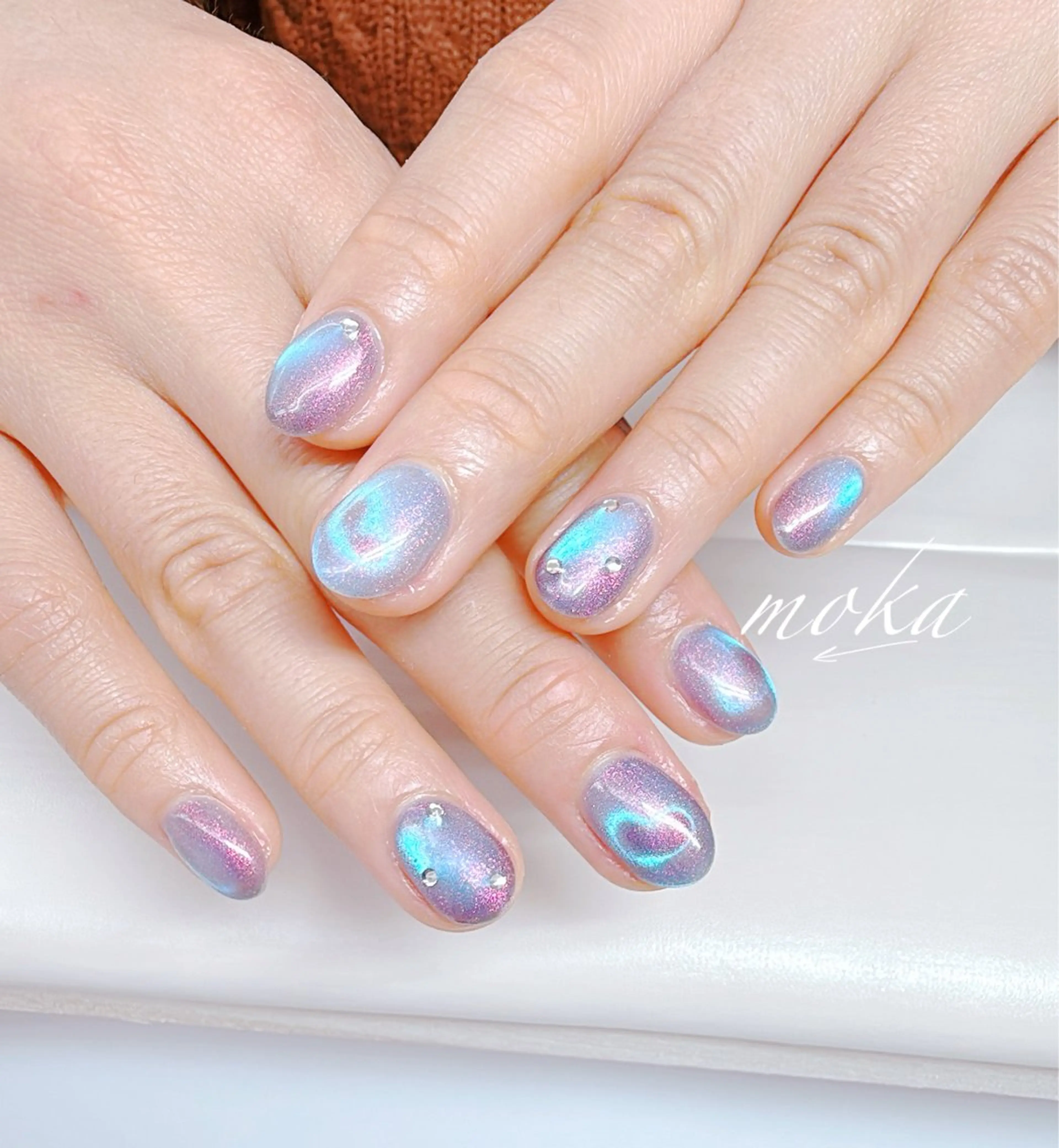 ネイル 胡蝶蘭レディースサロ ンNailMOKAのネイルデザイン