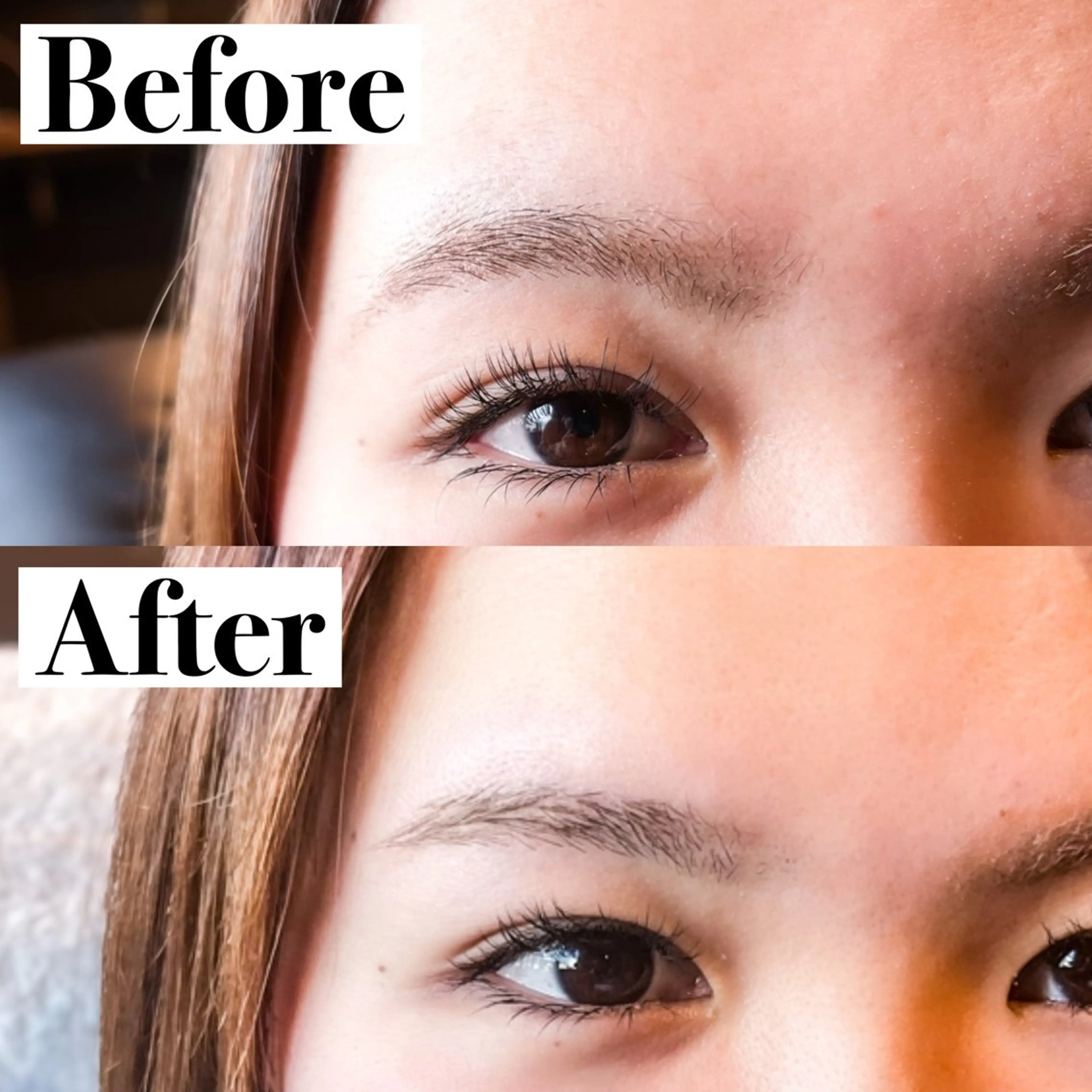 【撮影モデル】敏感肌さんに優しいアイブロウスタイリング(毛量調整とメイクも含まれています。)4400円→3700円の写真