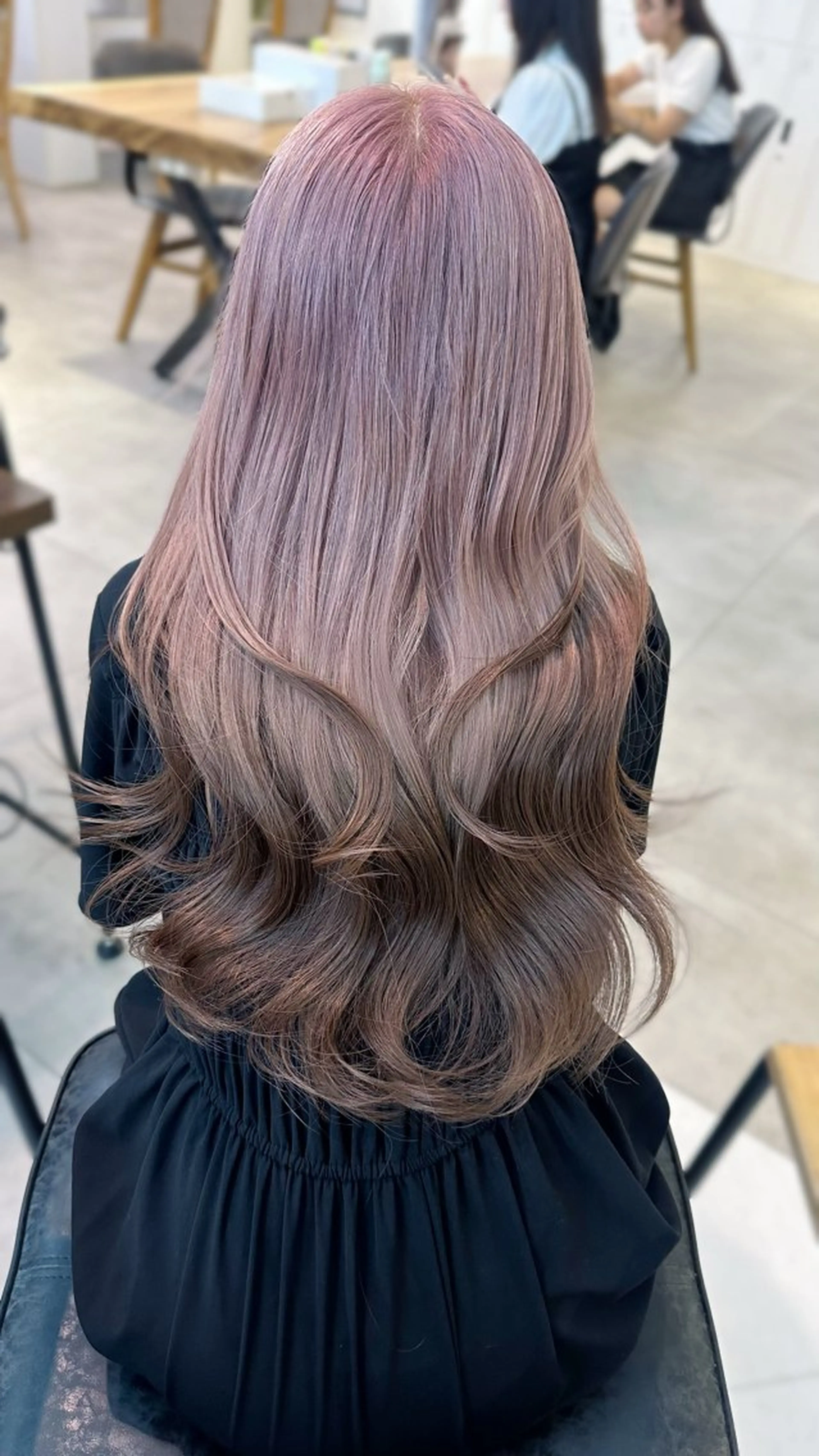 ロング カラー ヘアカラー 韓国ヘアメンズ・レデ ィース特化ミクのヘアスタイル