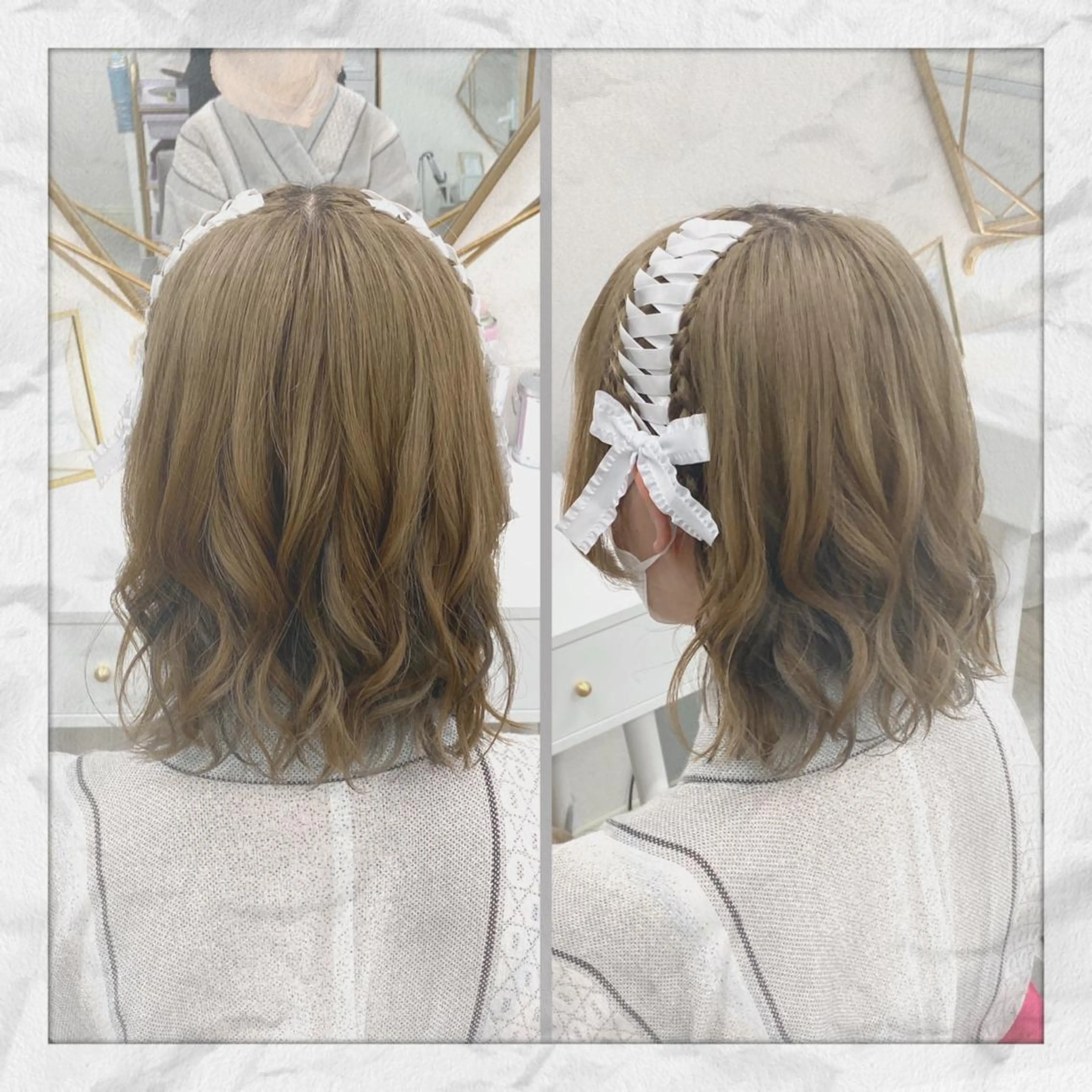 ミディアム ヘアアレンジ ヘアセット ヘアセット/着付け 𓇼 まつもと𓇼のその他イメージ