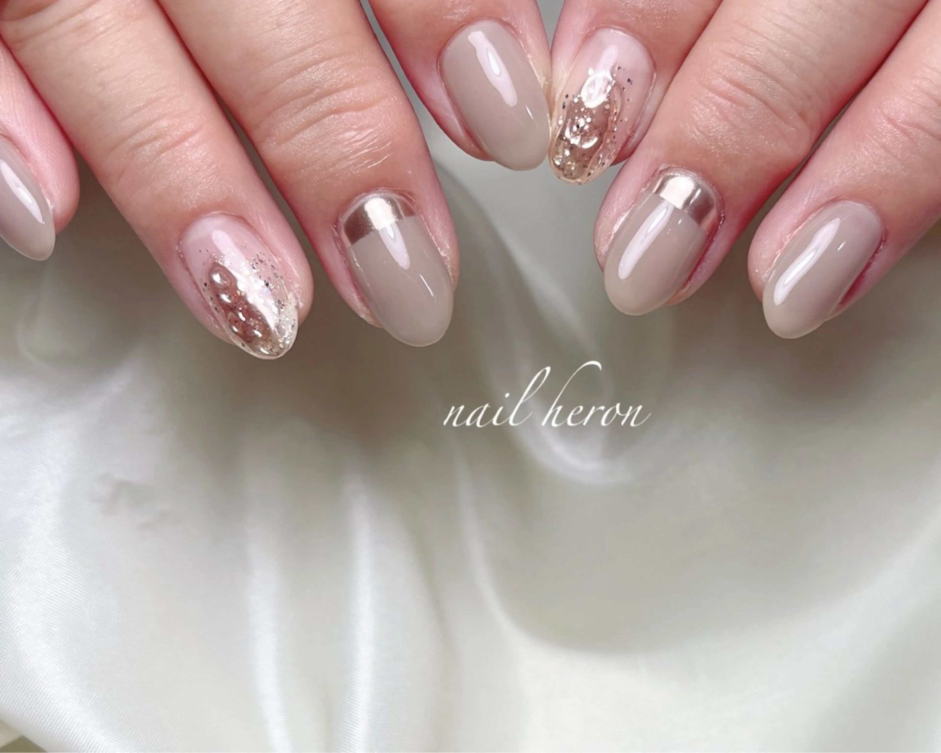 ネイル ハンドネイル saki_ nail heronのネイルデザイン