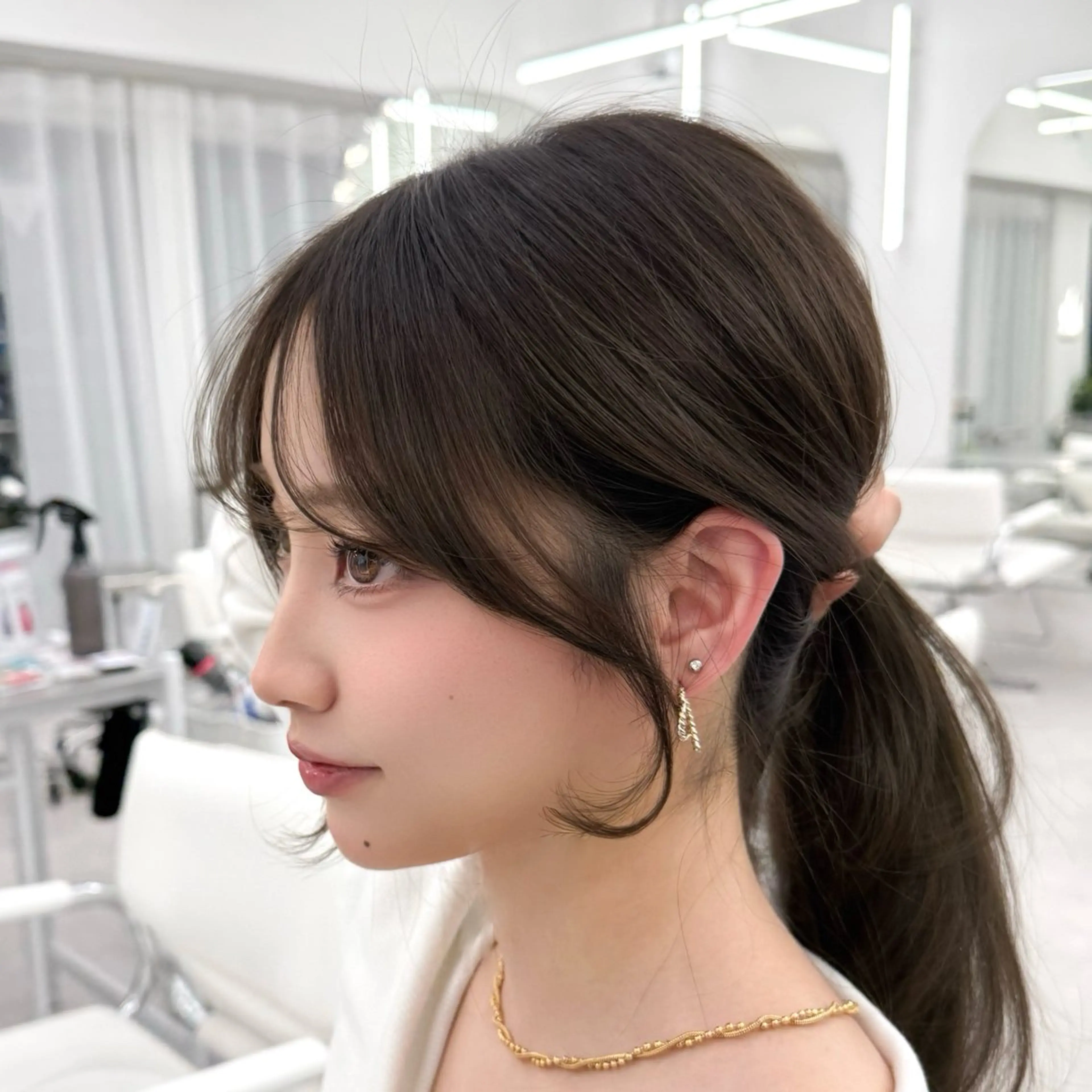 ロング カラー くびれヘア 髪質改善 韓国風ヘア レイヤーカット 似合わせカット カット ヘアカラー トリートメント 韓国ヘア🇰🇷× 髪質改善🫧テルのヘアスタイル