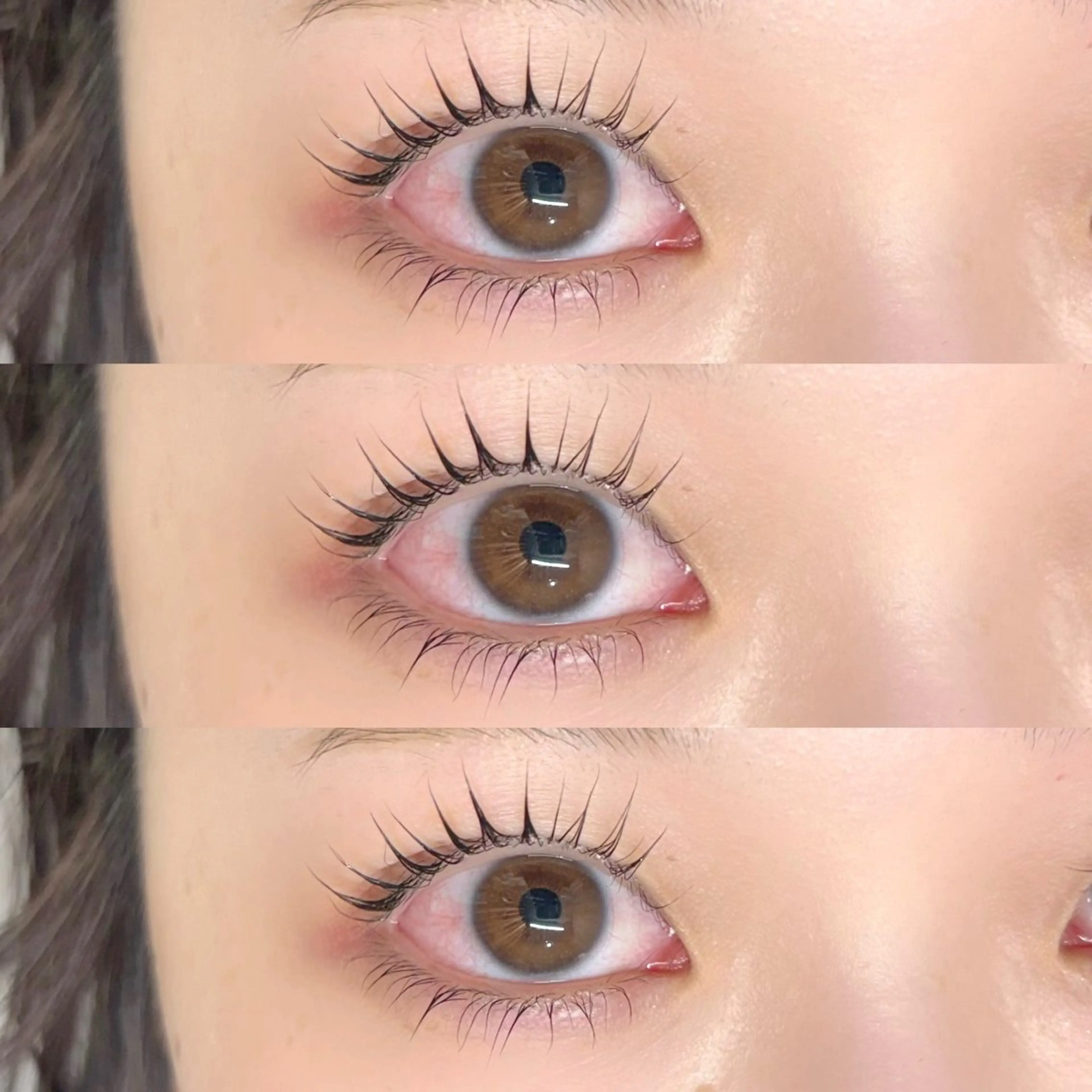 マツエク・マツパ 束感まつ毛 下まつげエクステ マツパ meg .のマツエク・マツパデザイン