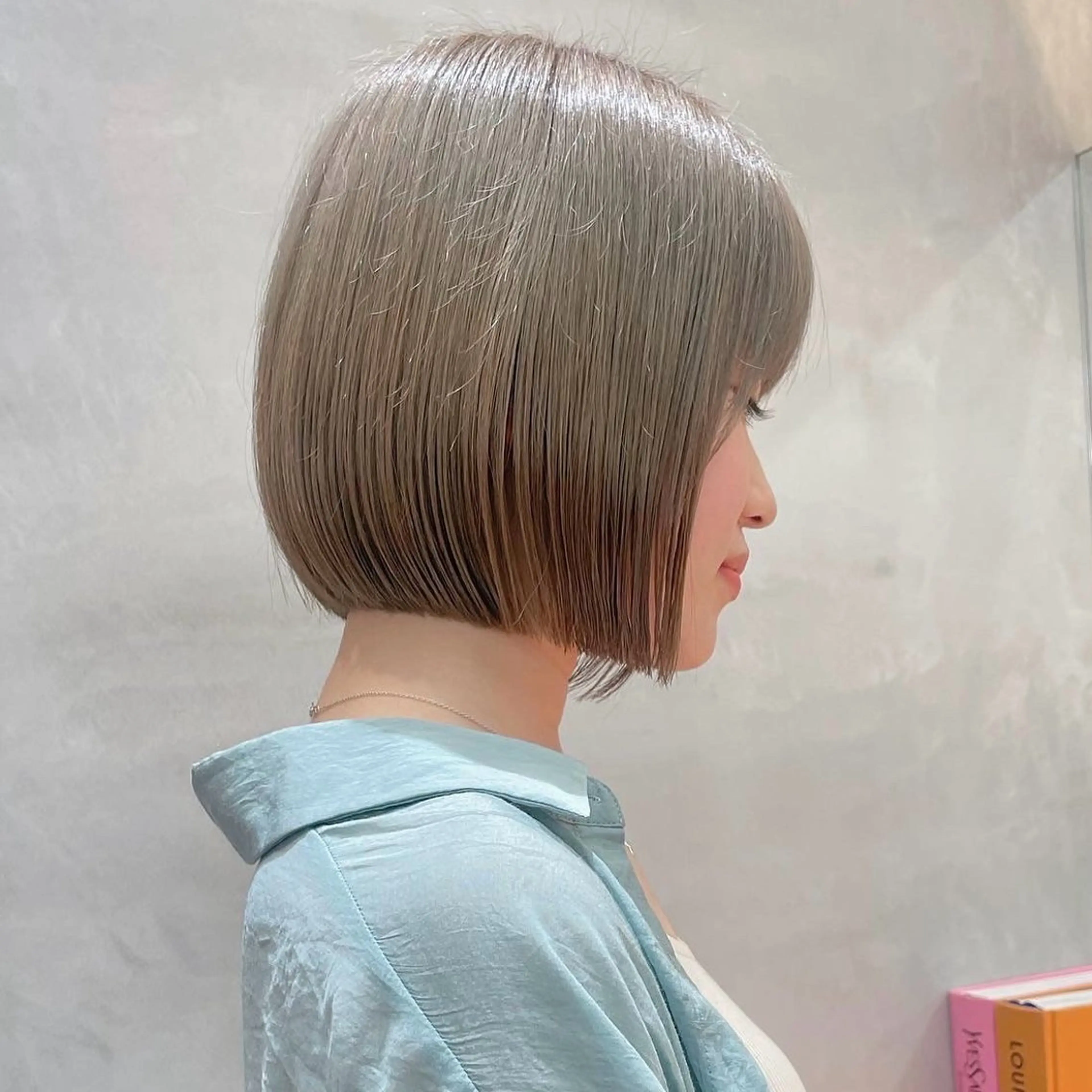 ショート Misaki /ボブ/縮毛矯正のヘアスタイル