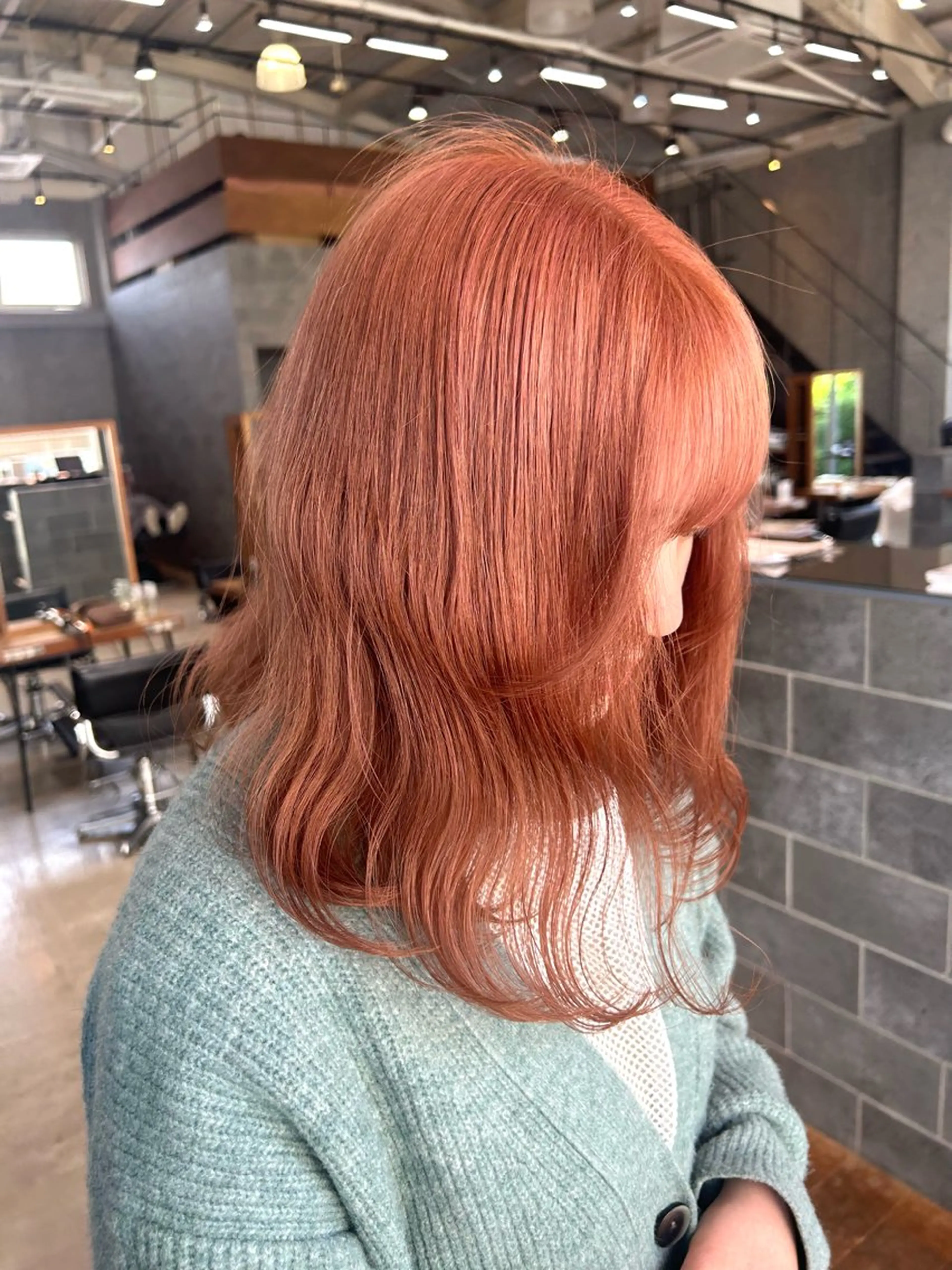 カラー オレンジ ヘアカラー トリートメント 🎀艶ハイトーン特化 🎀セナのヘアスタイル