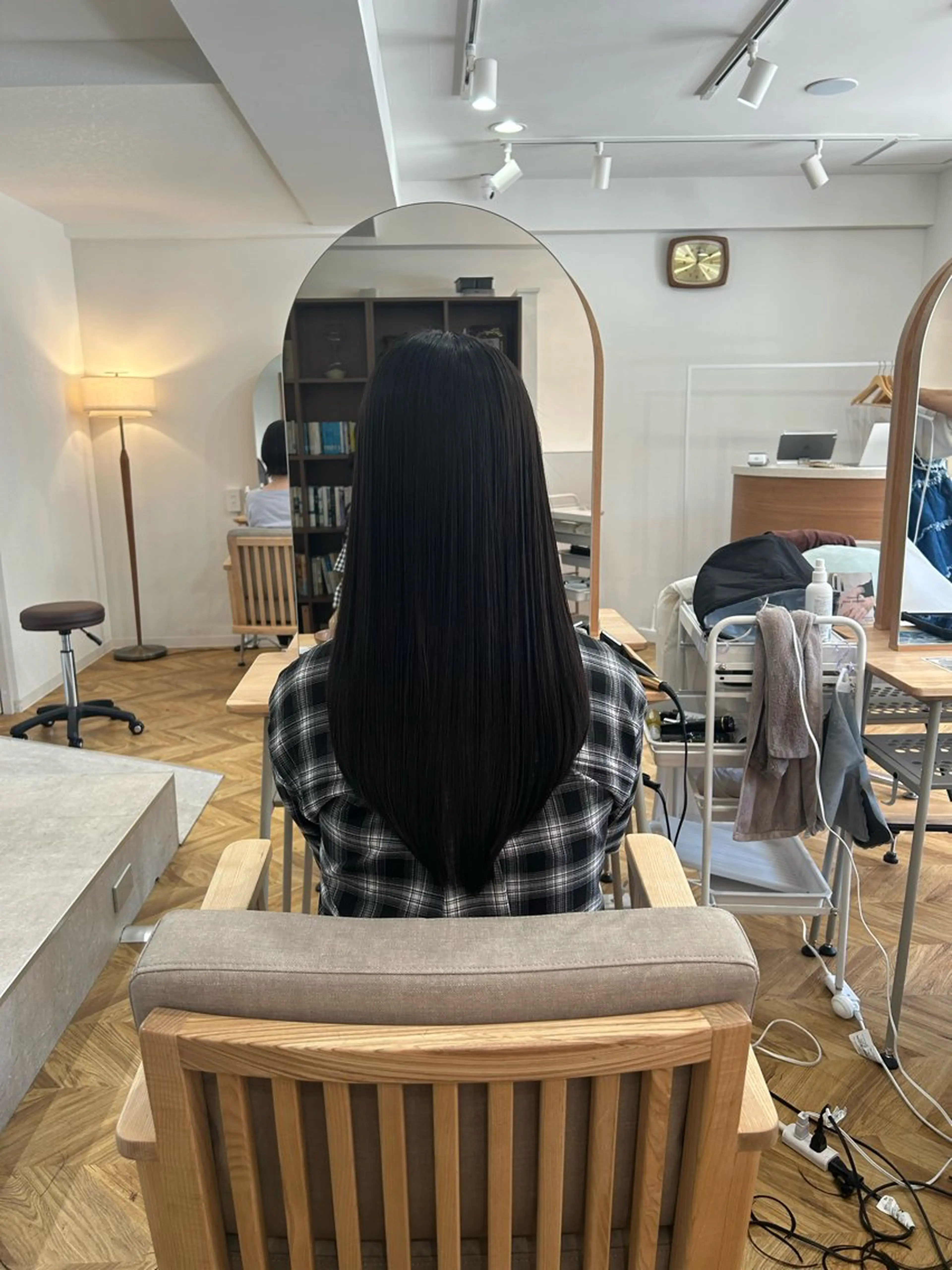 ロング カット 縮毛矯正 櫻井園子🌸 久屋大通/高岳のヘアスタイル