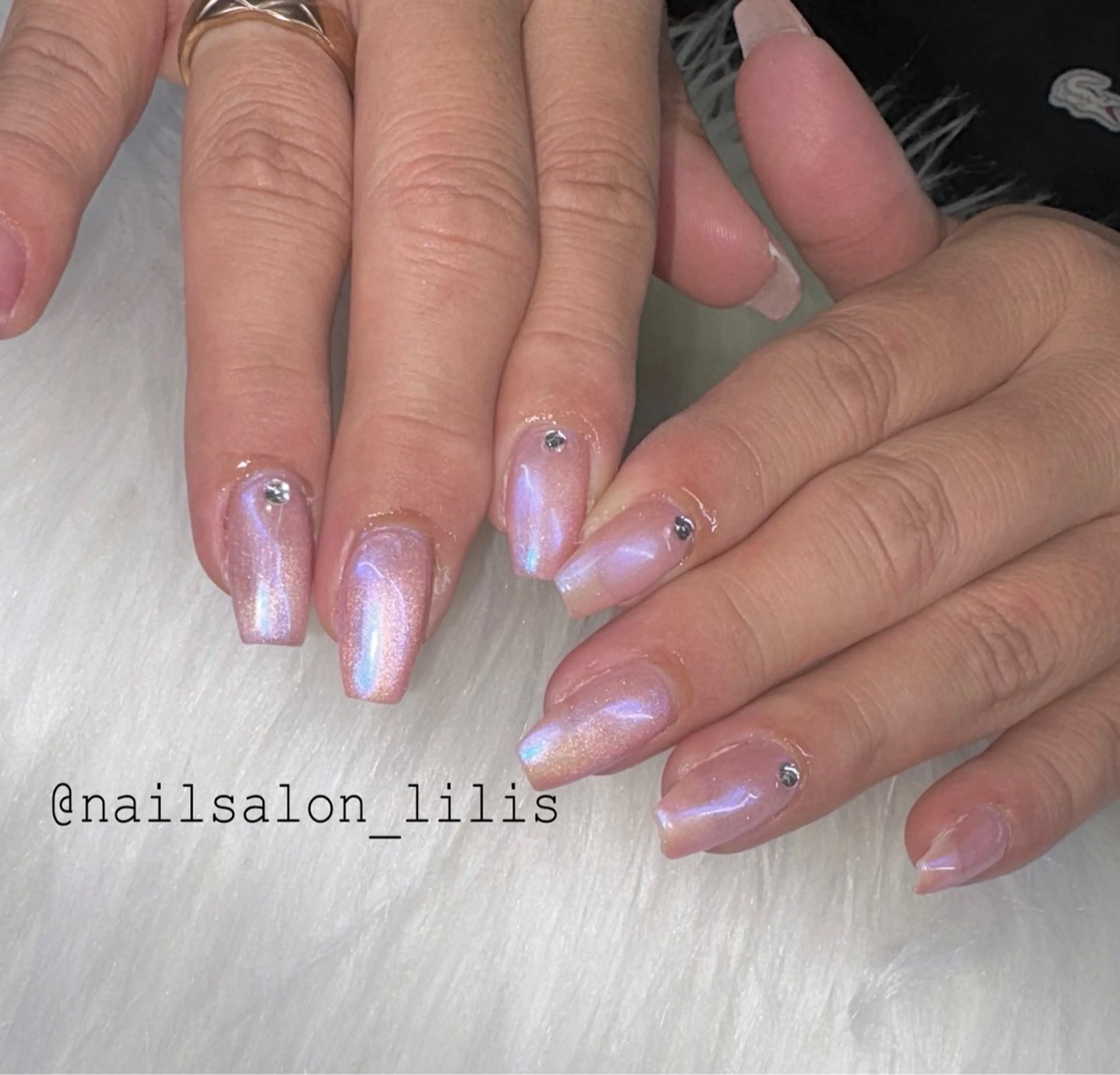 ネイル マグネットネイル ハンドネイル nailsalon Lilisのネイルデザイン