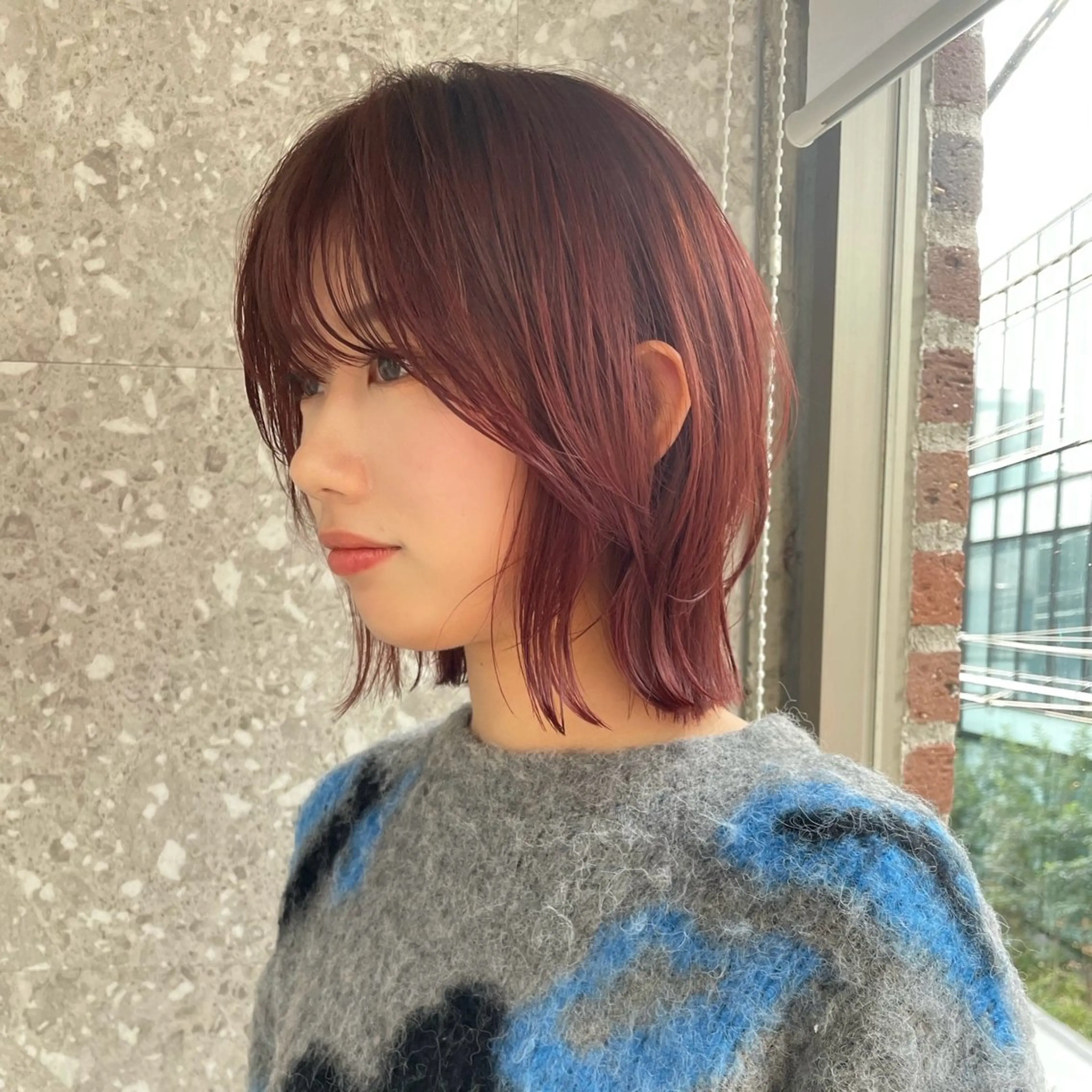 ミディアム カラー 松下 友希 【fifth】のヘアスタイル