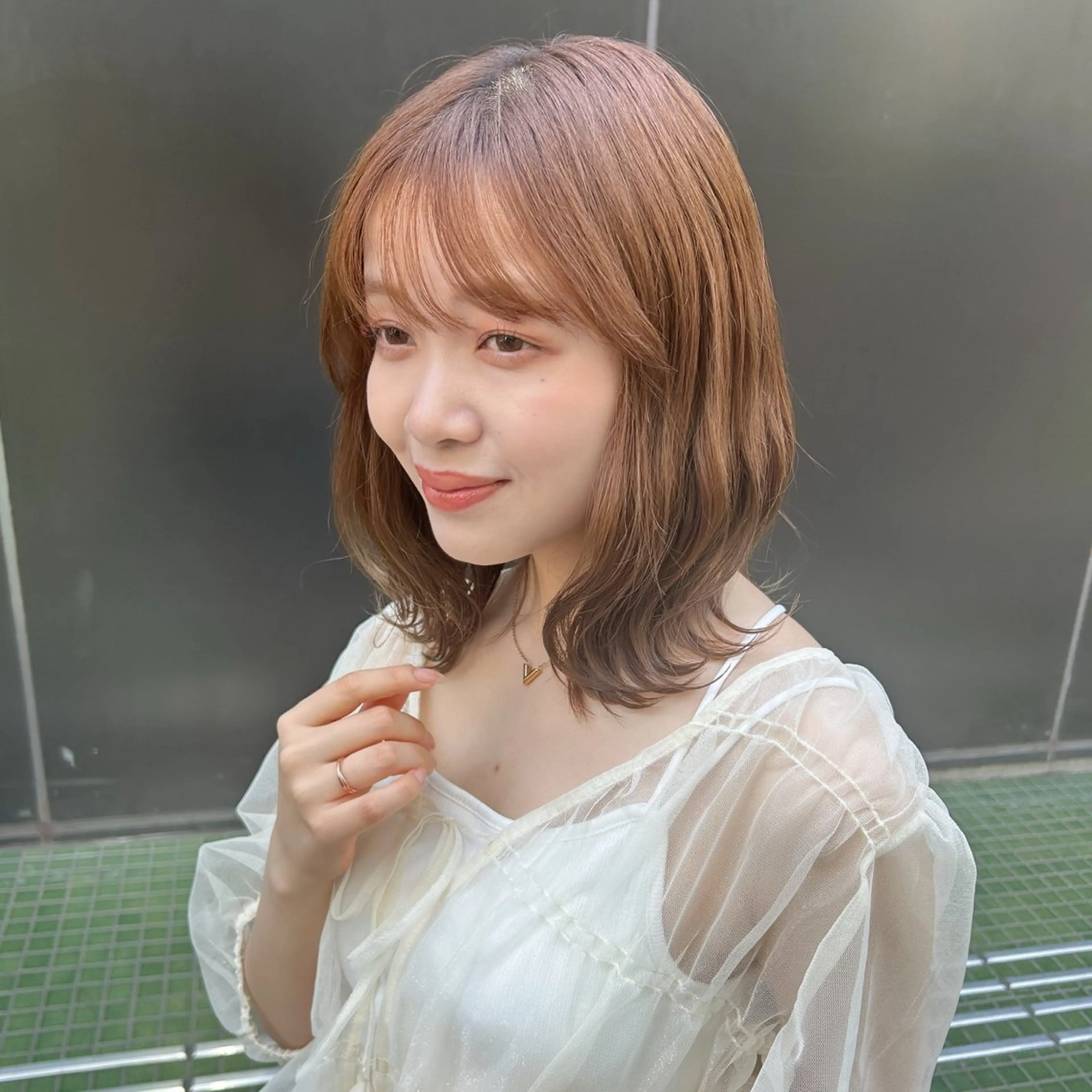 ミディアム 💟艶カラー・トリー トメント/リサ🤍のヘアスタイル