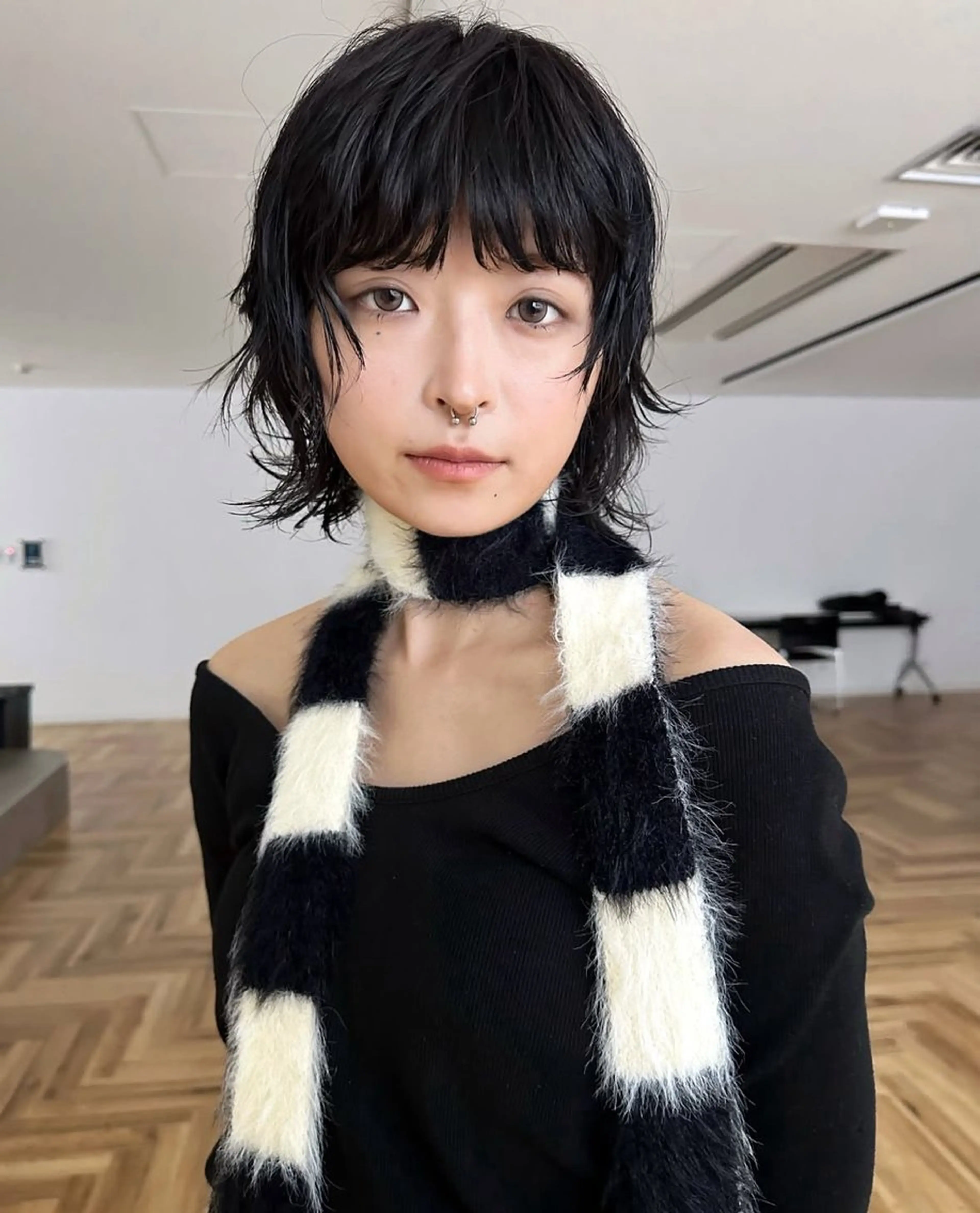 ショート パーマ ボブ ウルフカット カット パーマ トリートメント パーマ /レイヤー 榛地渉馬 /矢場町のヘアスタイル