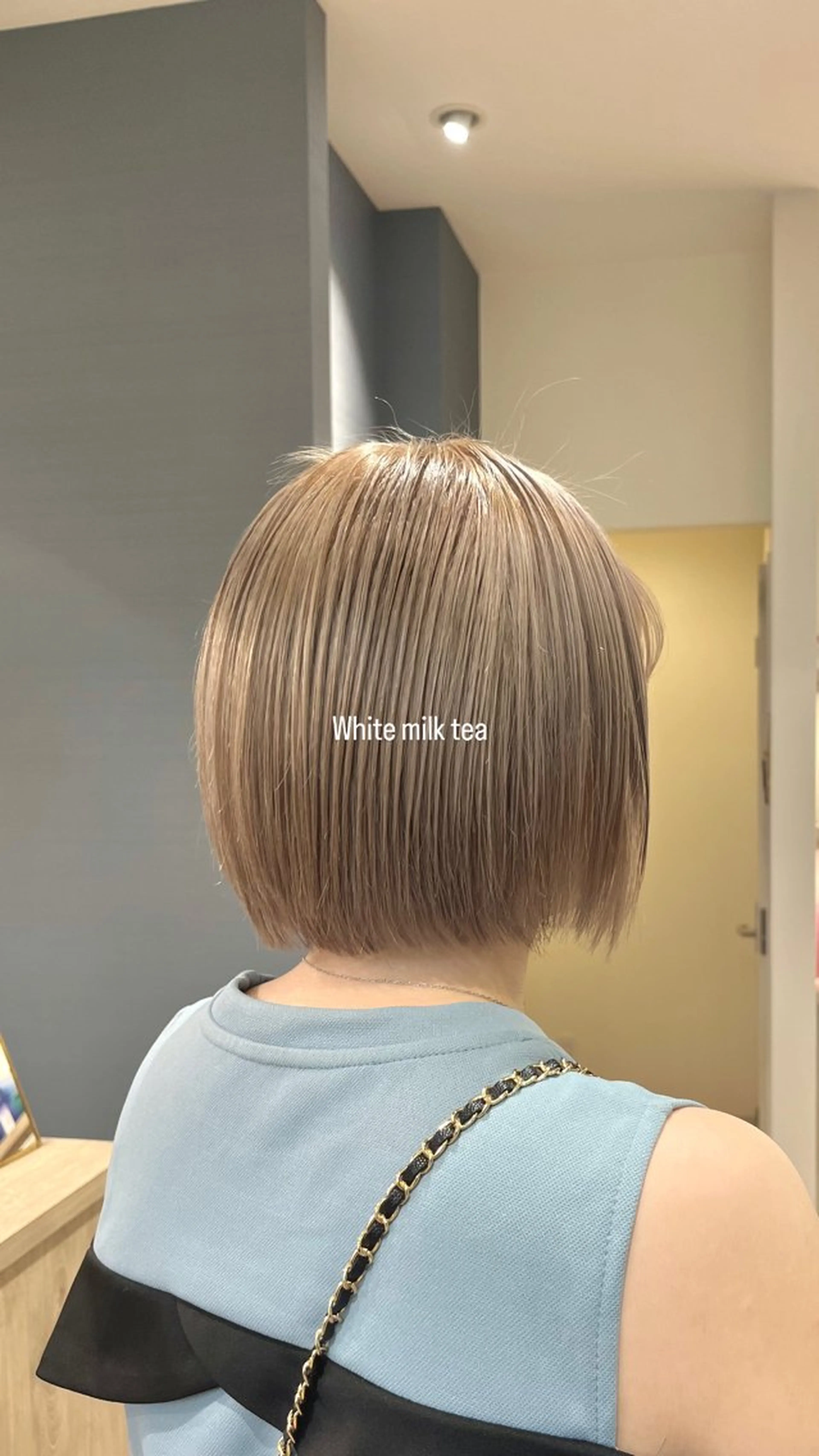 ショート 韓国レイヤー/透明感 カラー🐈曾根高のヘアスタイル