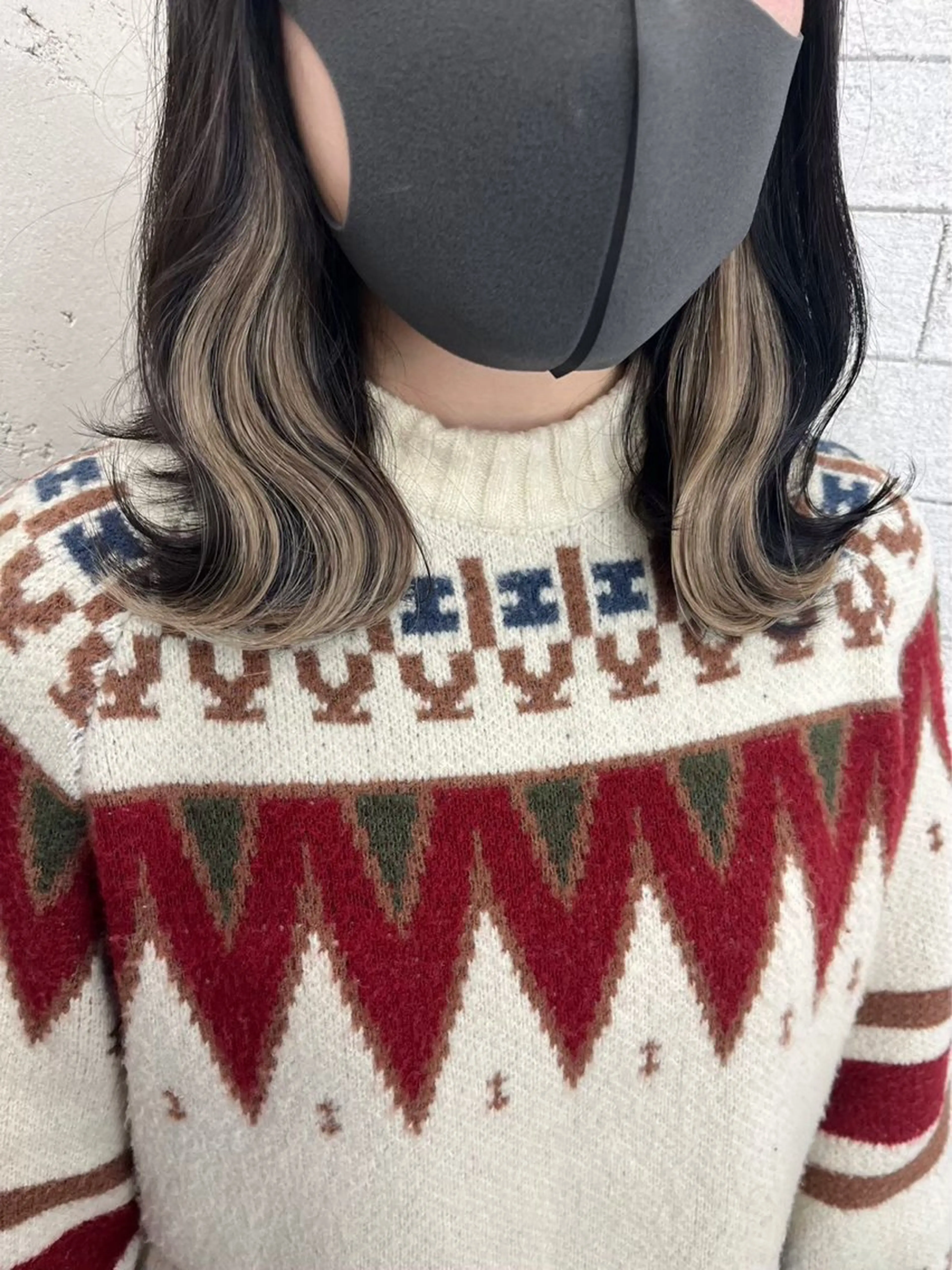 🌷ポイントシールエクステ(インナーorハイライト10本)🌷コテ巻き仕上げ無料🤎の写真