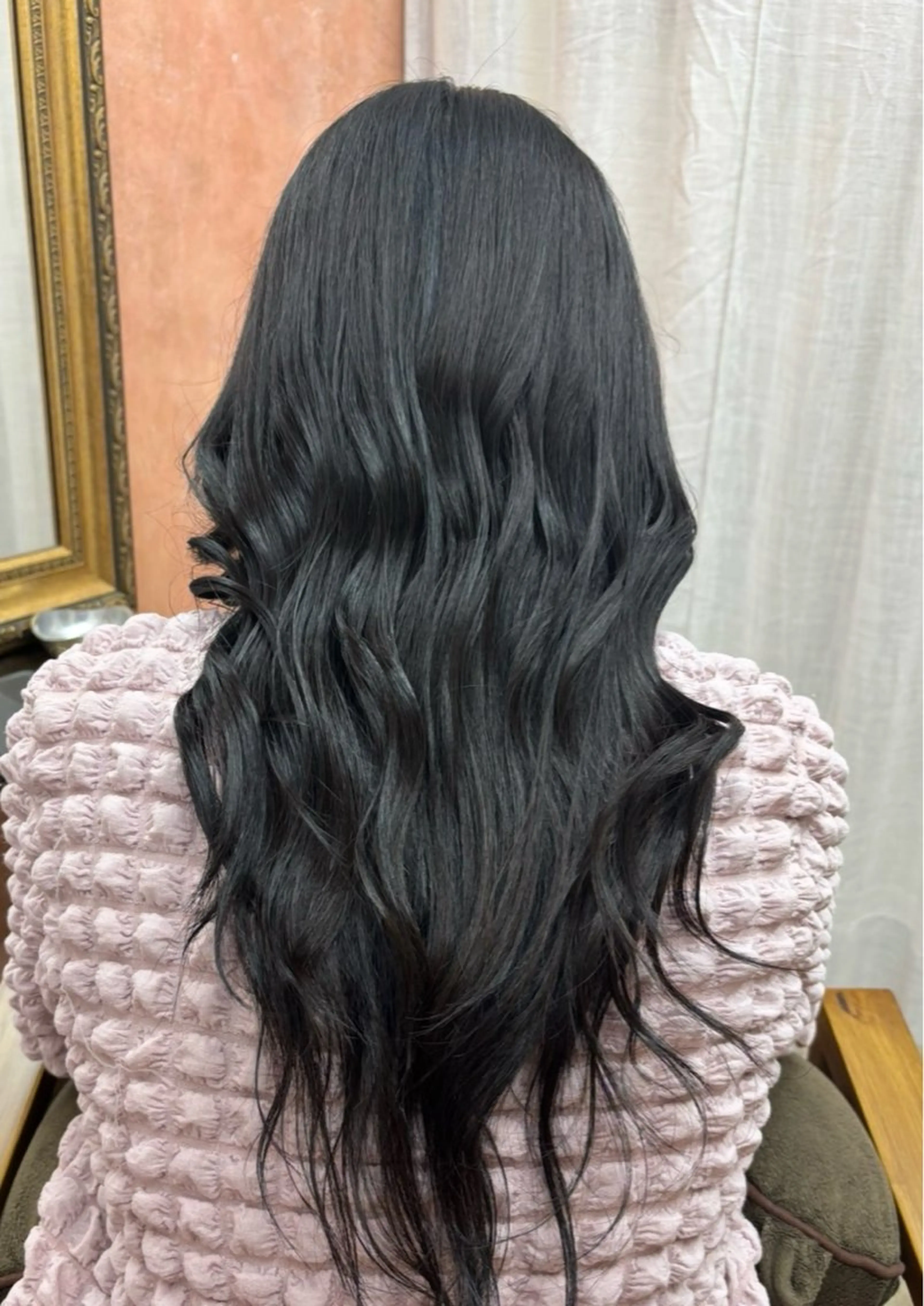 セミロング 大本 涼風のヘアスタイル