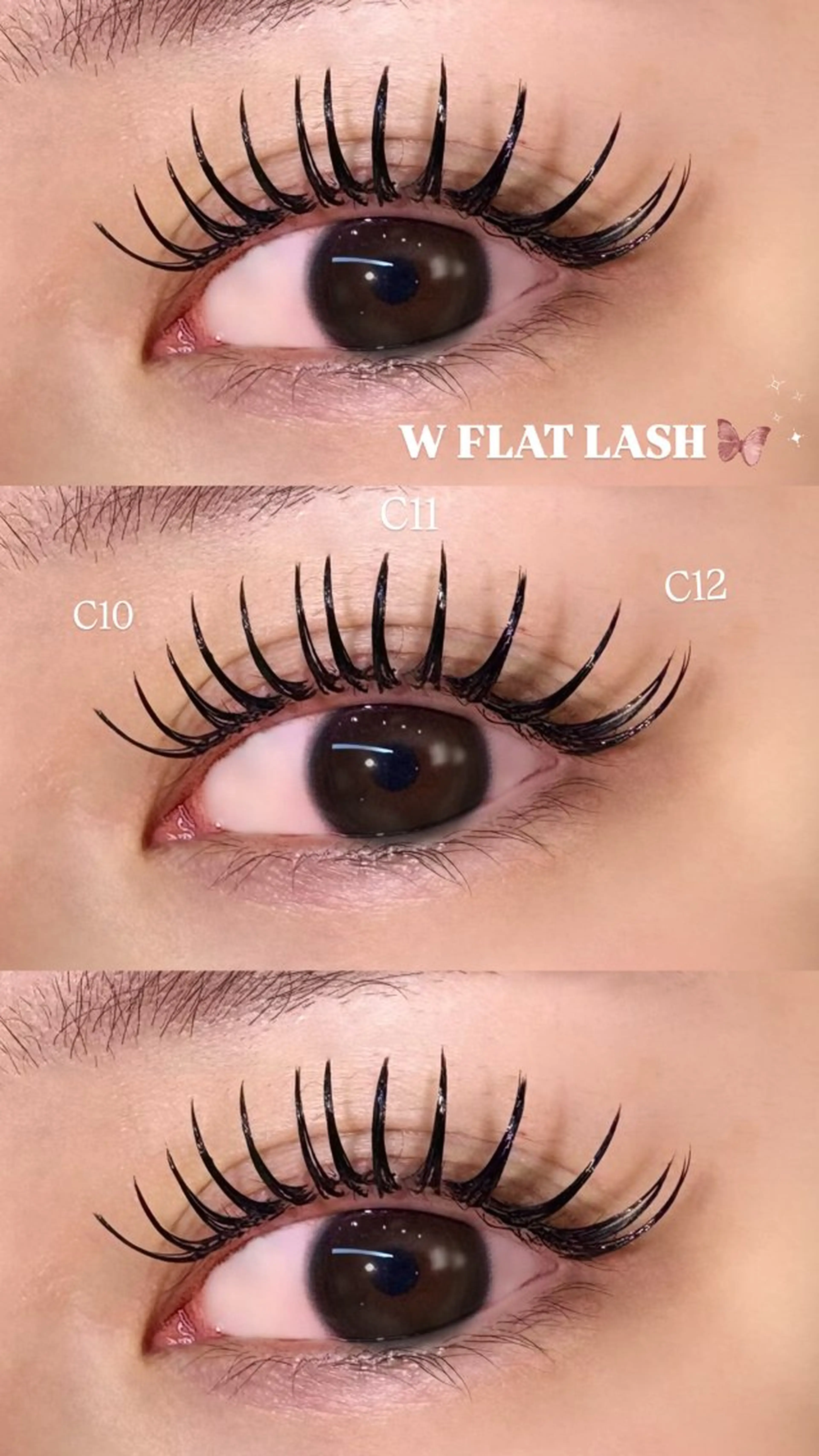 マツエク・マツパ フラットラッシュ haru ♡のマツエク・マツパデザイン