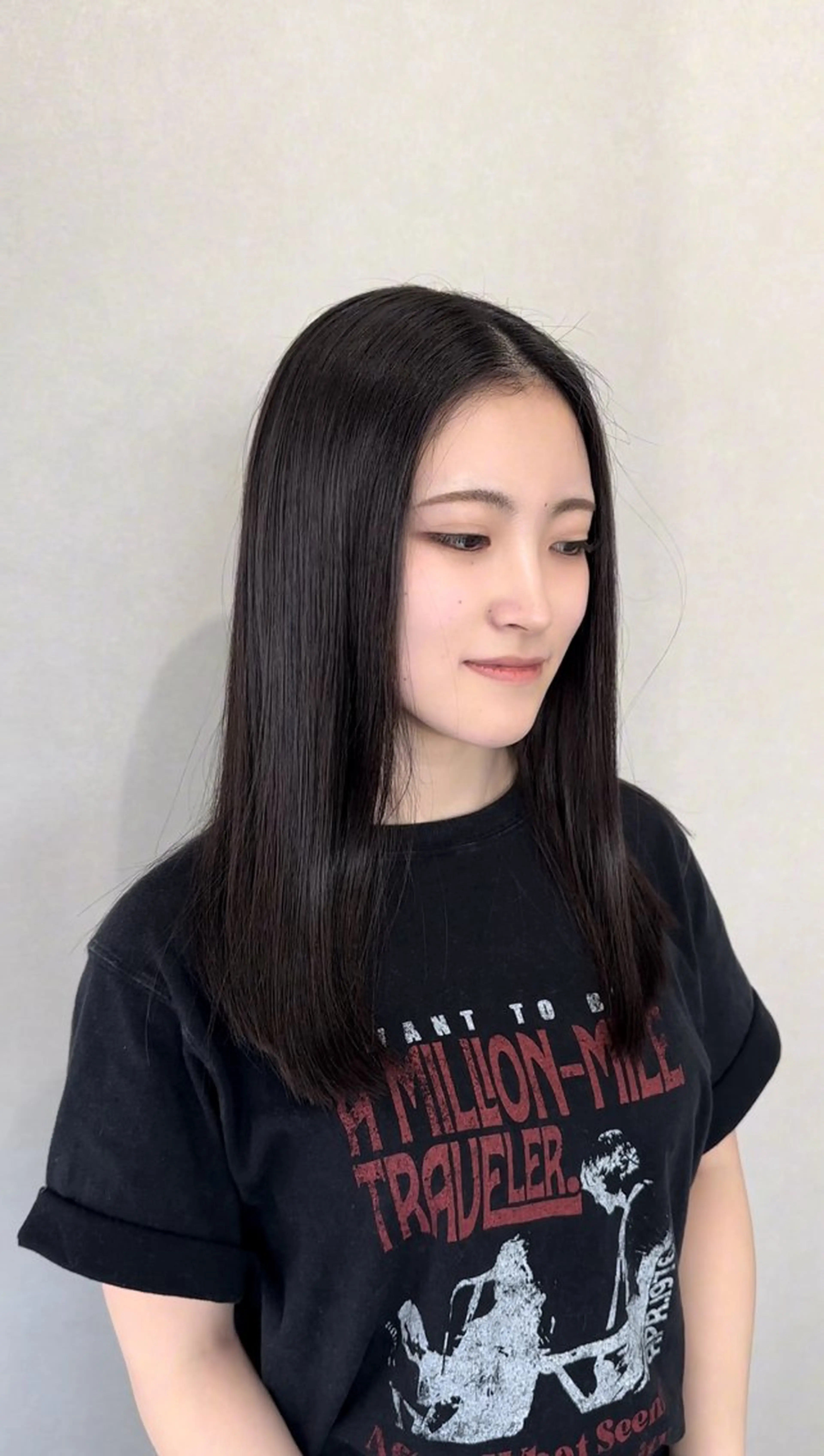 セミロング 髪質改善 トリートメント 遠藤惟斗/自由が丘/ 透明感カラー/パーマのヘアスタイル