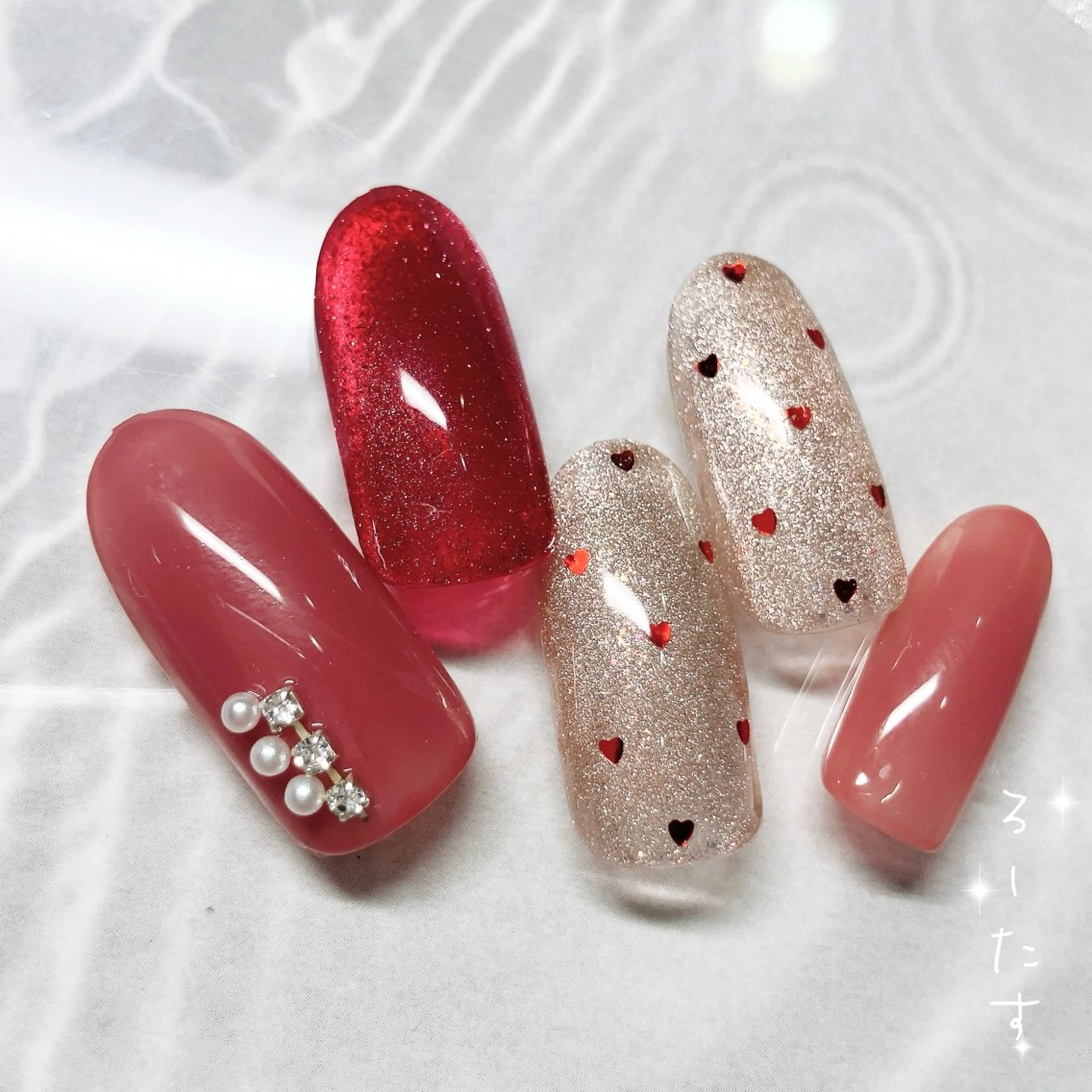 ネイル ハンドネイル マオジェル導入サロン ♡ろーたすのネイルデザイン