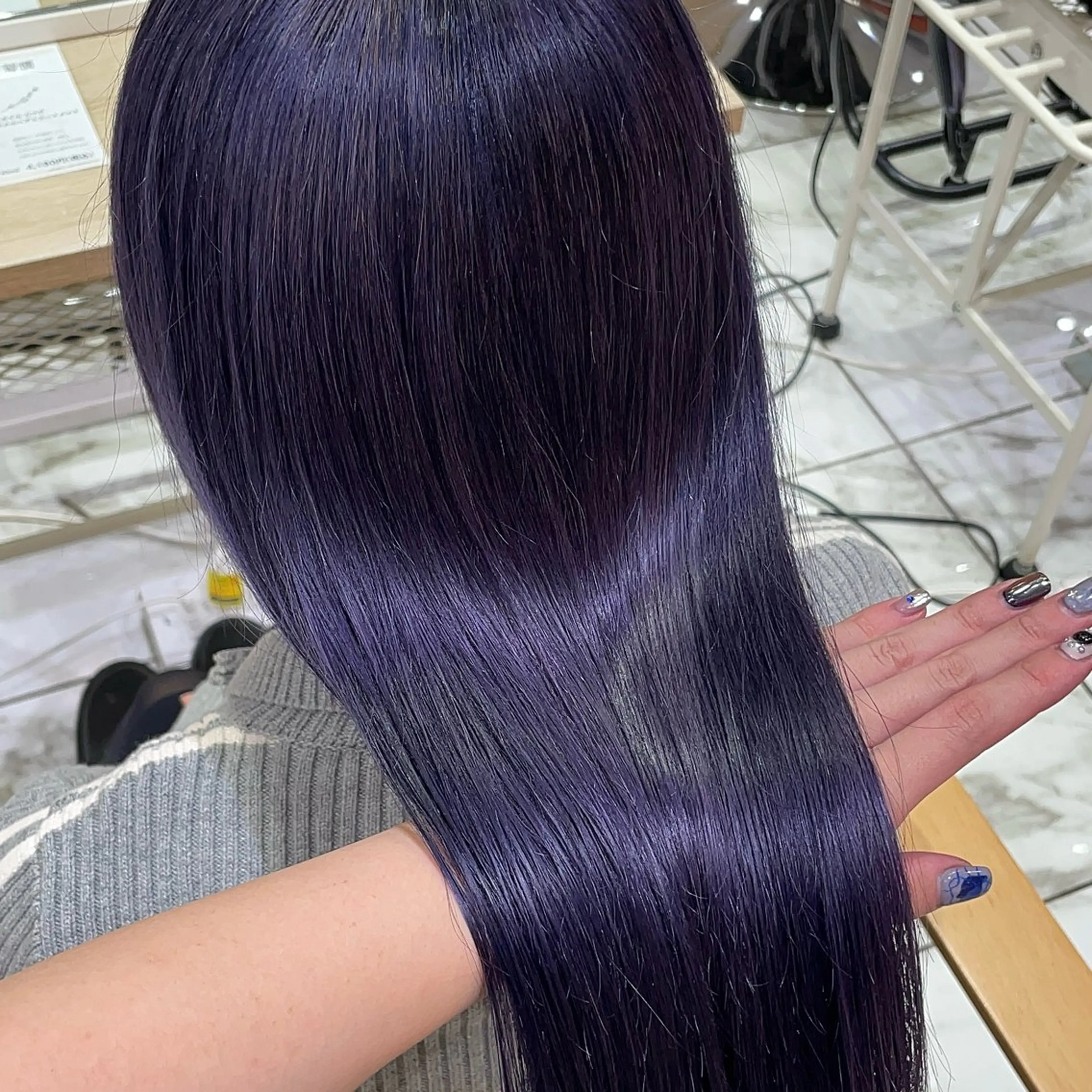 ロング カラー 透明感カラー/ 縮毛矯正/ユイ☆彡のヘアスタイル