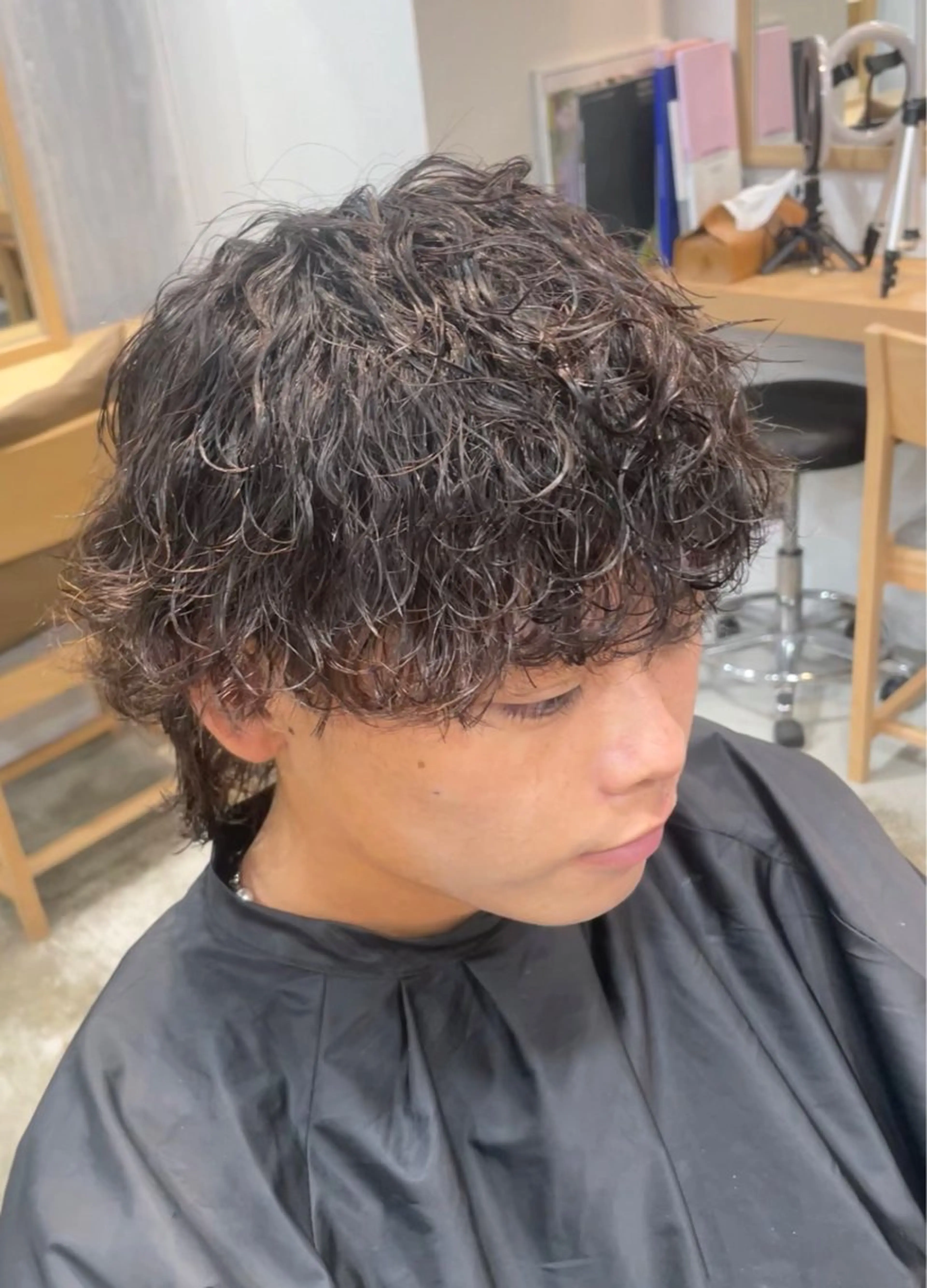 カラー パーマ パーマ ✂渋谷メンズ特化 まさとのヘアスタイル