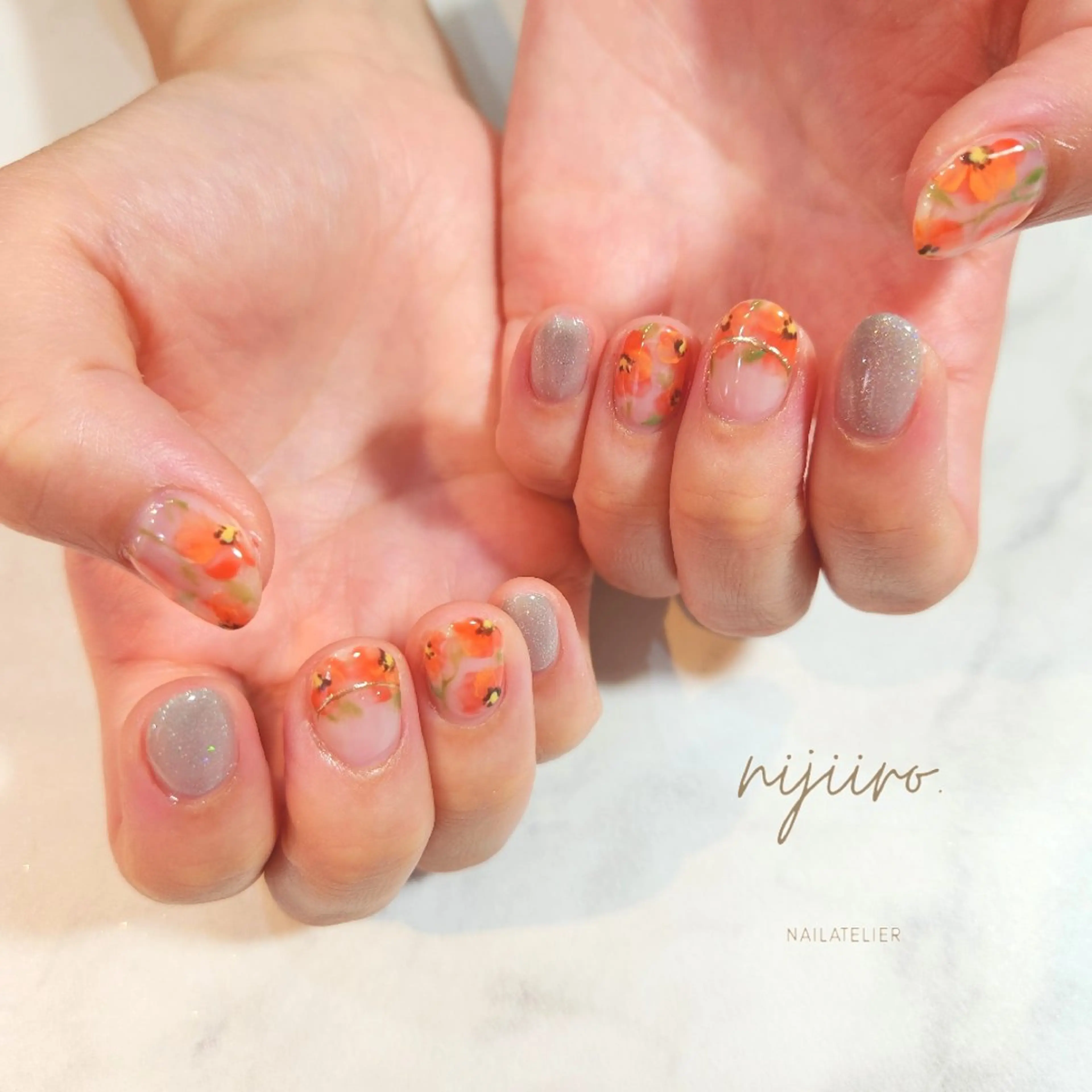 ネイル ハンドネイル nijiiro🌈 サトウのネイルデザイン