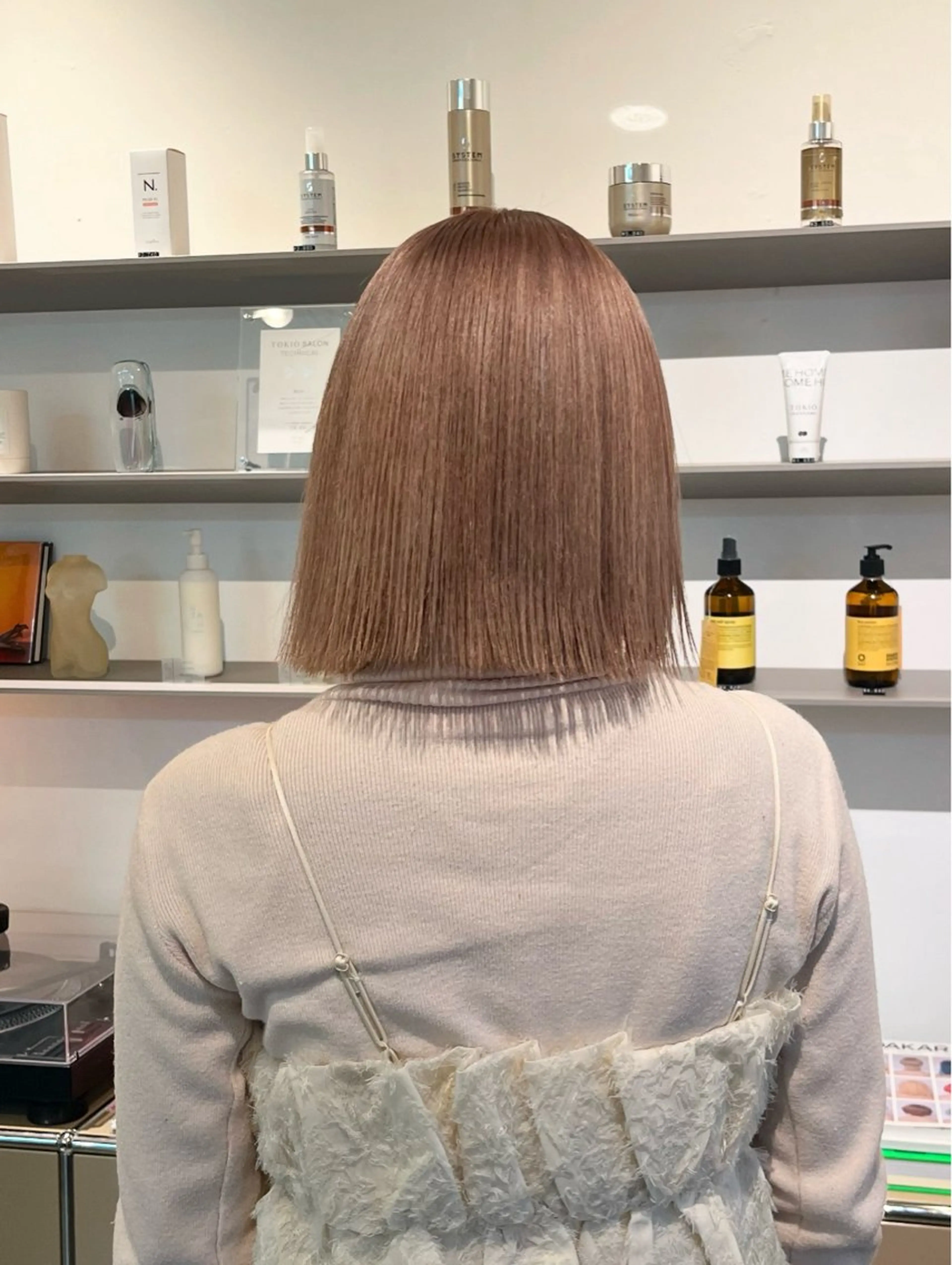 カラー ベージュカラー ヘアカラー みゆう 🎀のヘアスタイル