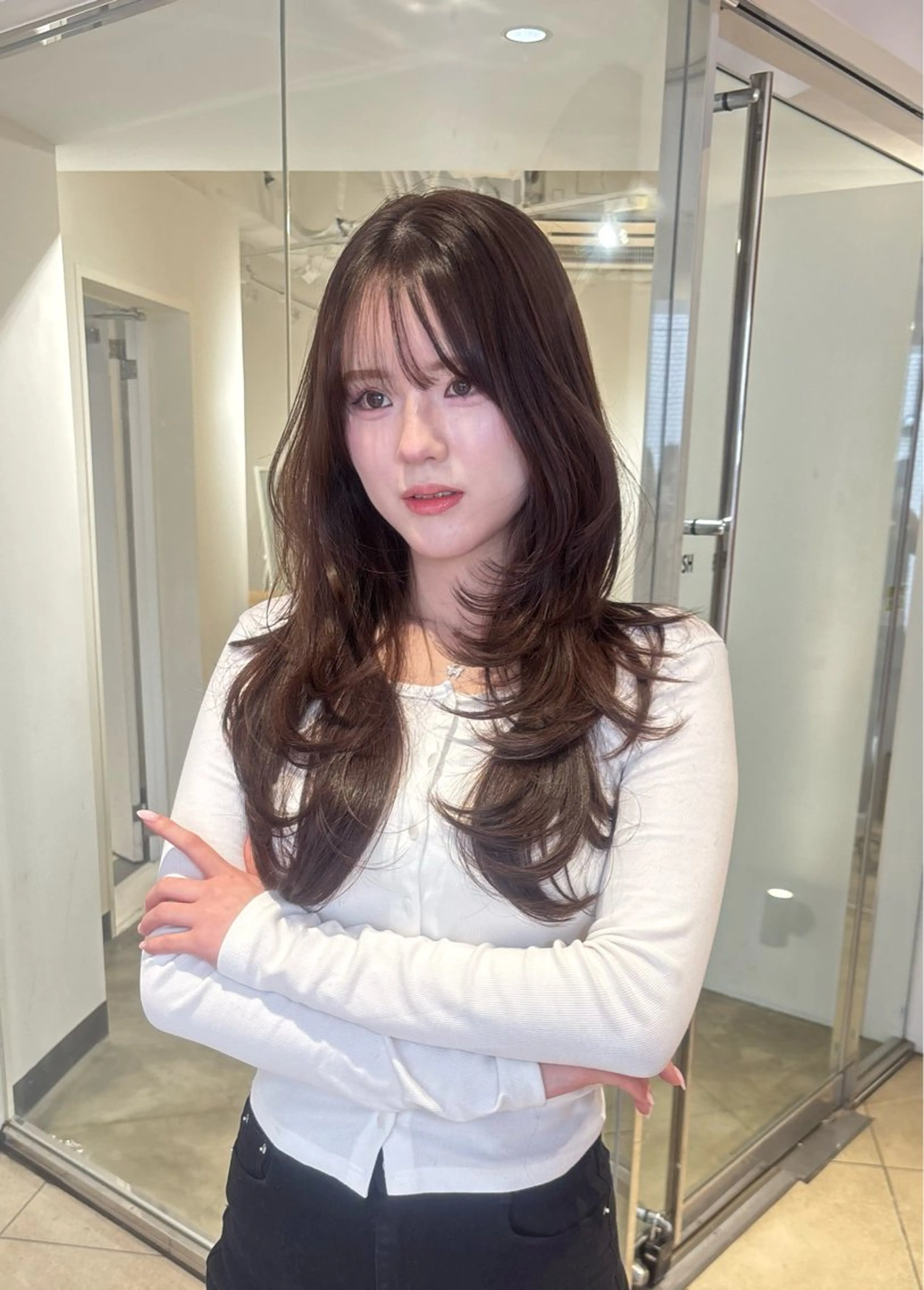 🫧ダメージさせたくない方へ🫧ෆカット×ケアカラーෆ🪽の写真