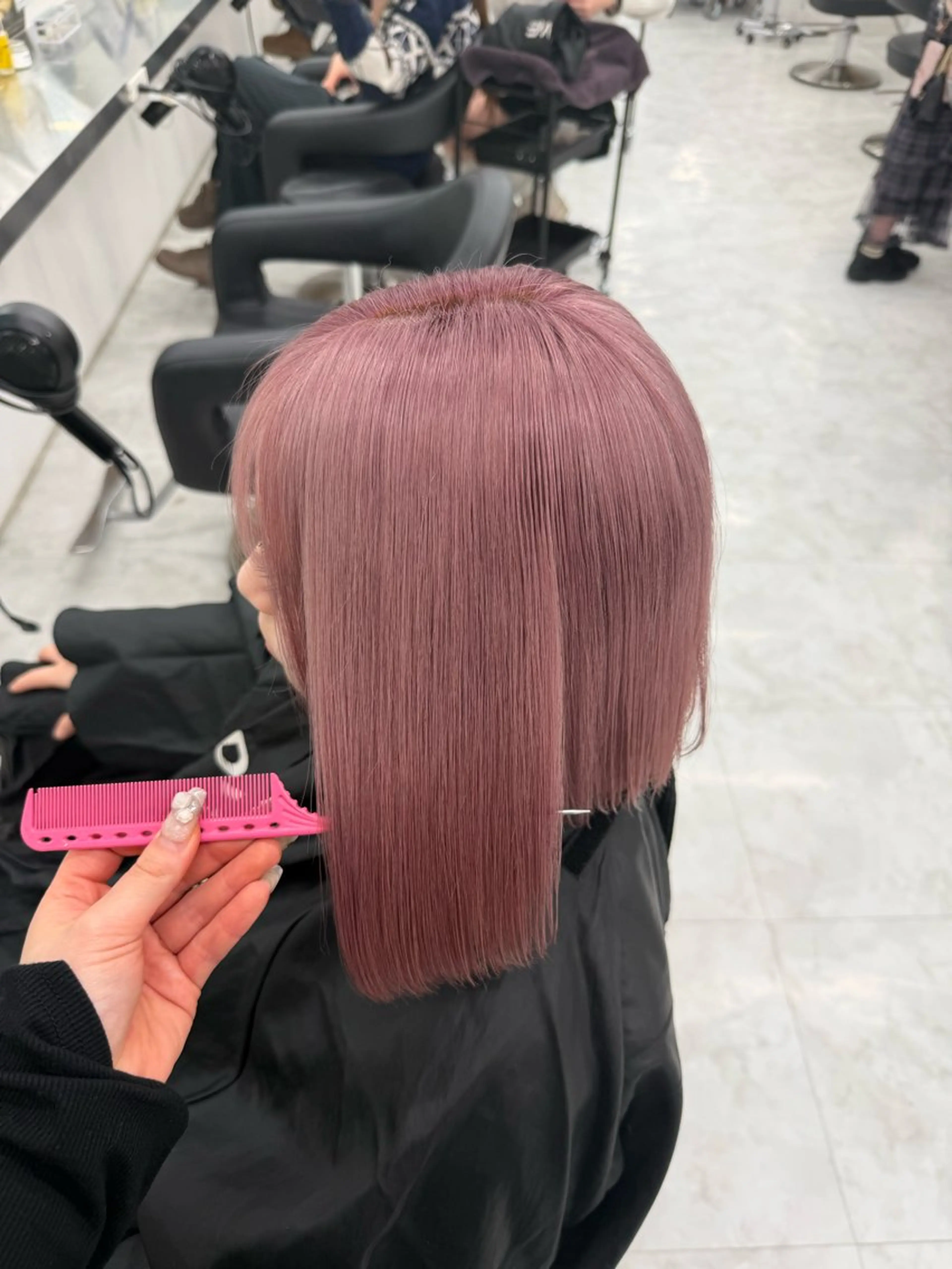 ショート ♡暖色ガーリー/ ピンク/かえで♡のヘアスタイル