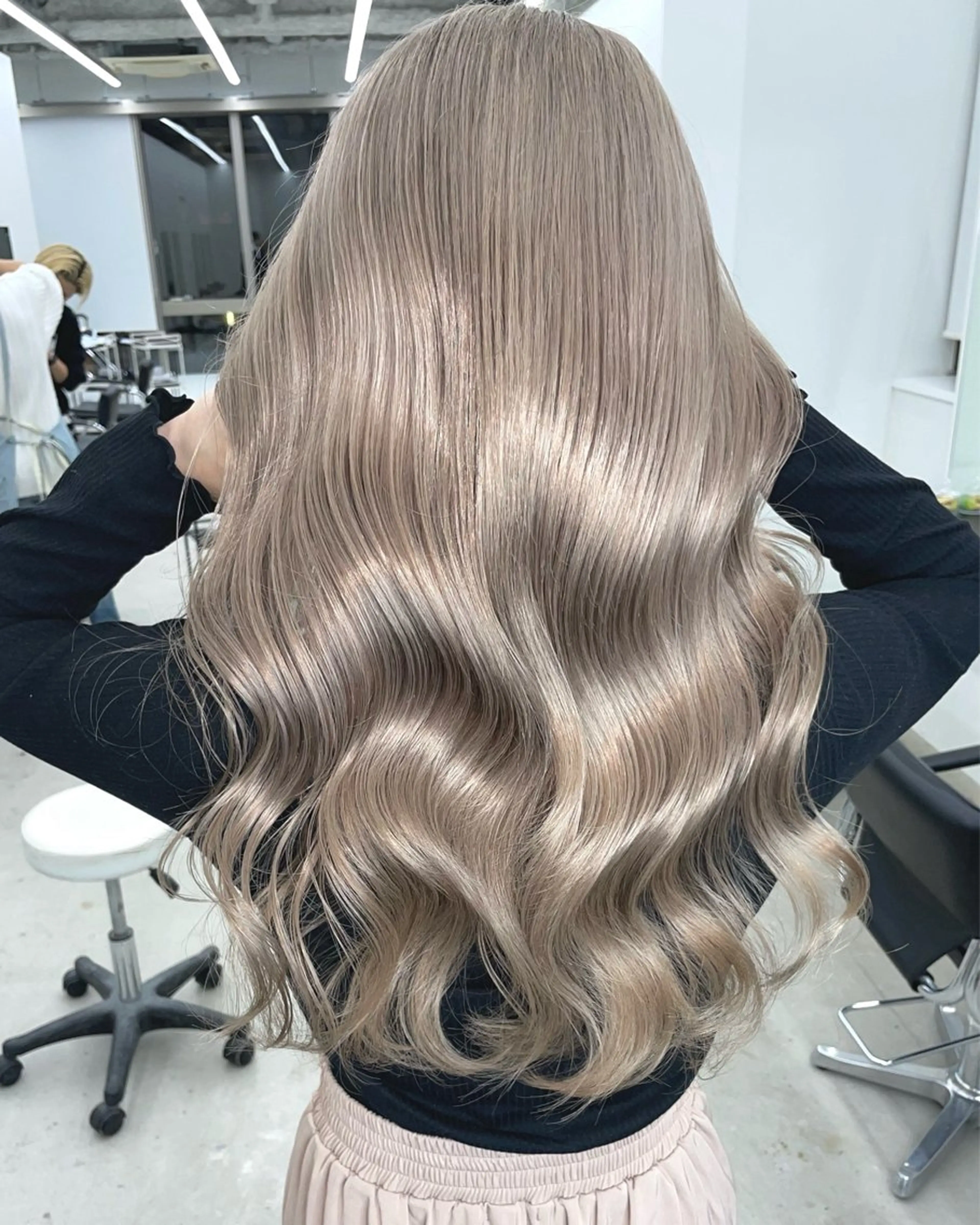 ロング ヘアカラー 中道 晶のヘアスタイル