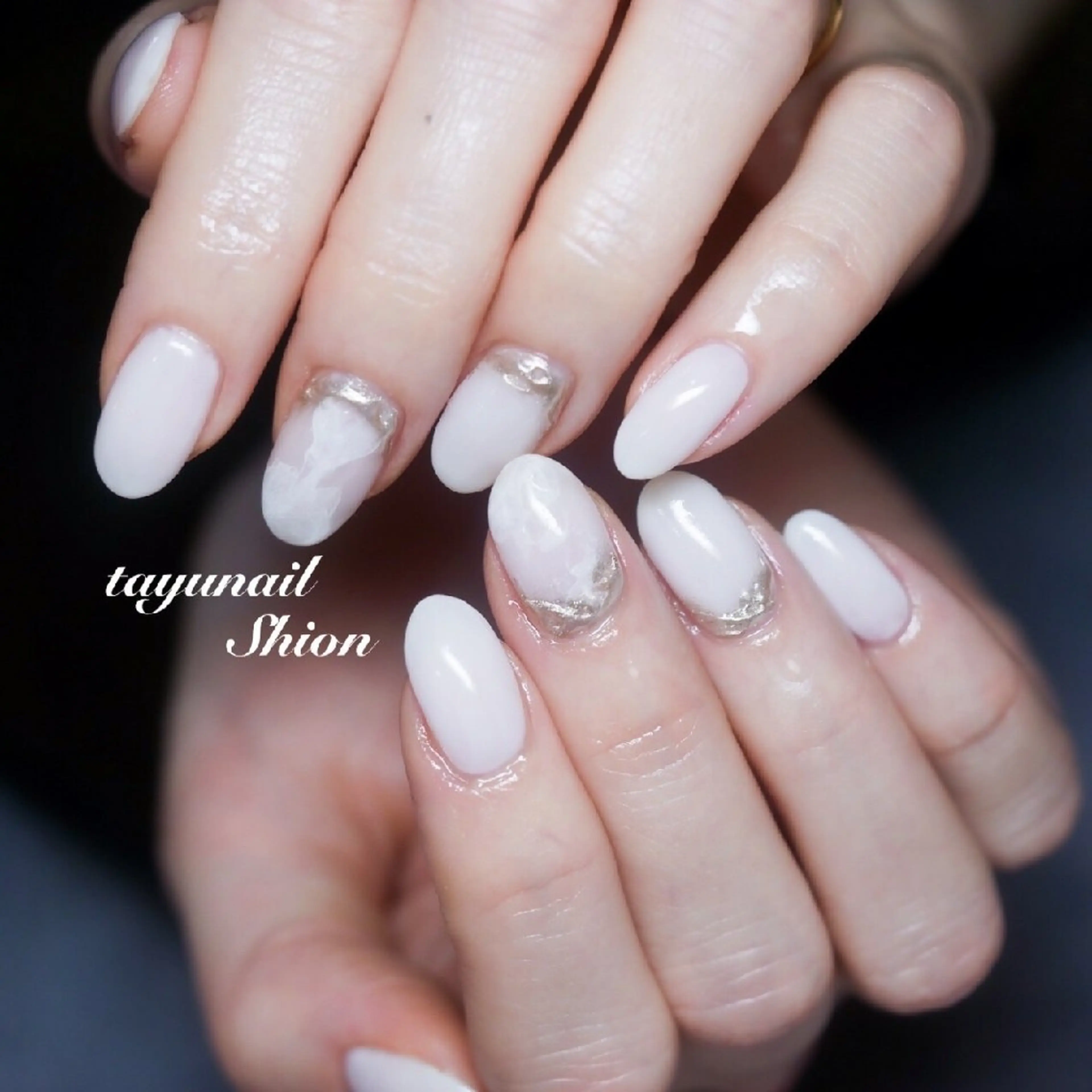 ネイル アートネイル ジェルネイル ミラーネイル ニュアンスネイル パラジェル ネイルサロン 【たゆnail】のネイルデザイン
