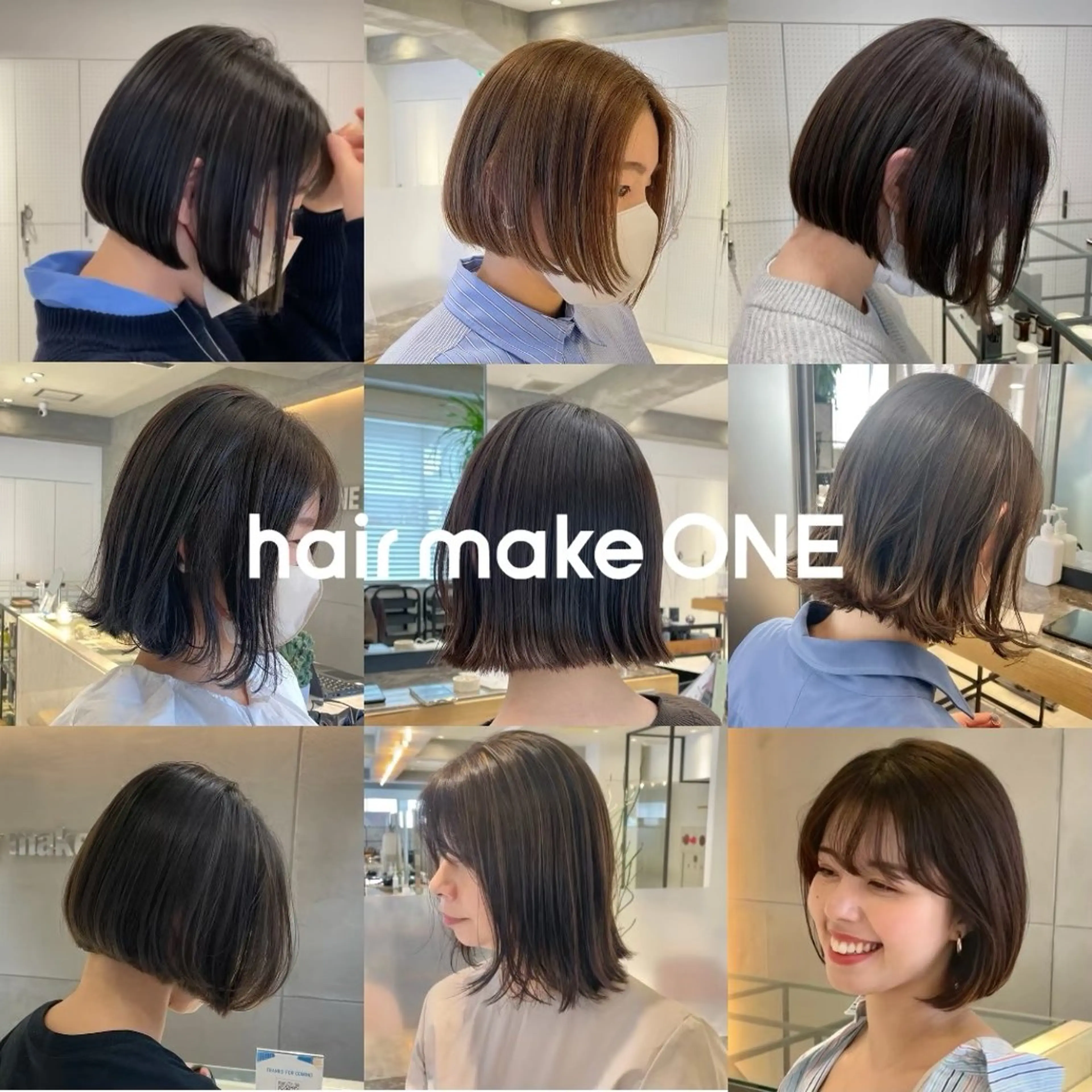 ミディアム カラー ボブ 🫧ショート 🫧RENのヘアスタイル