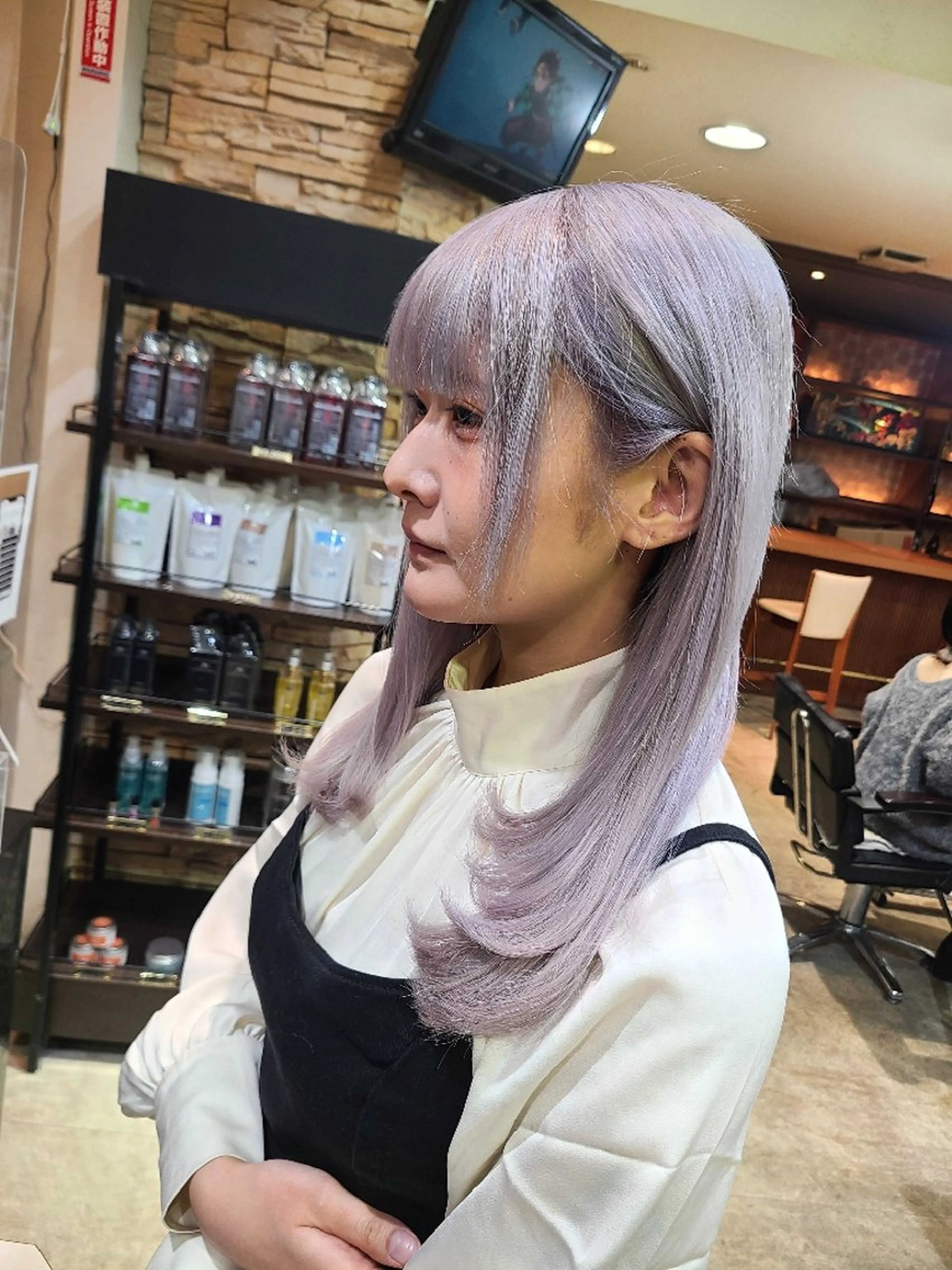 セミロング シールエクステ エクステ ヘアカラー エクステ *エクステ/髪質改善 カラー特化*マサキのヘアスタイル