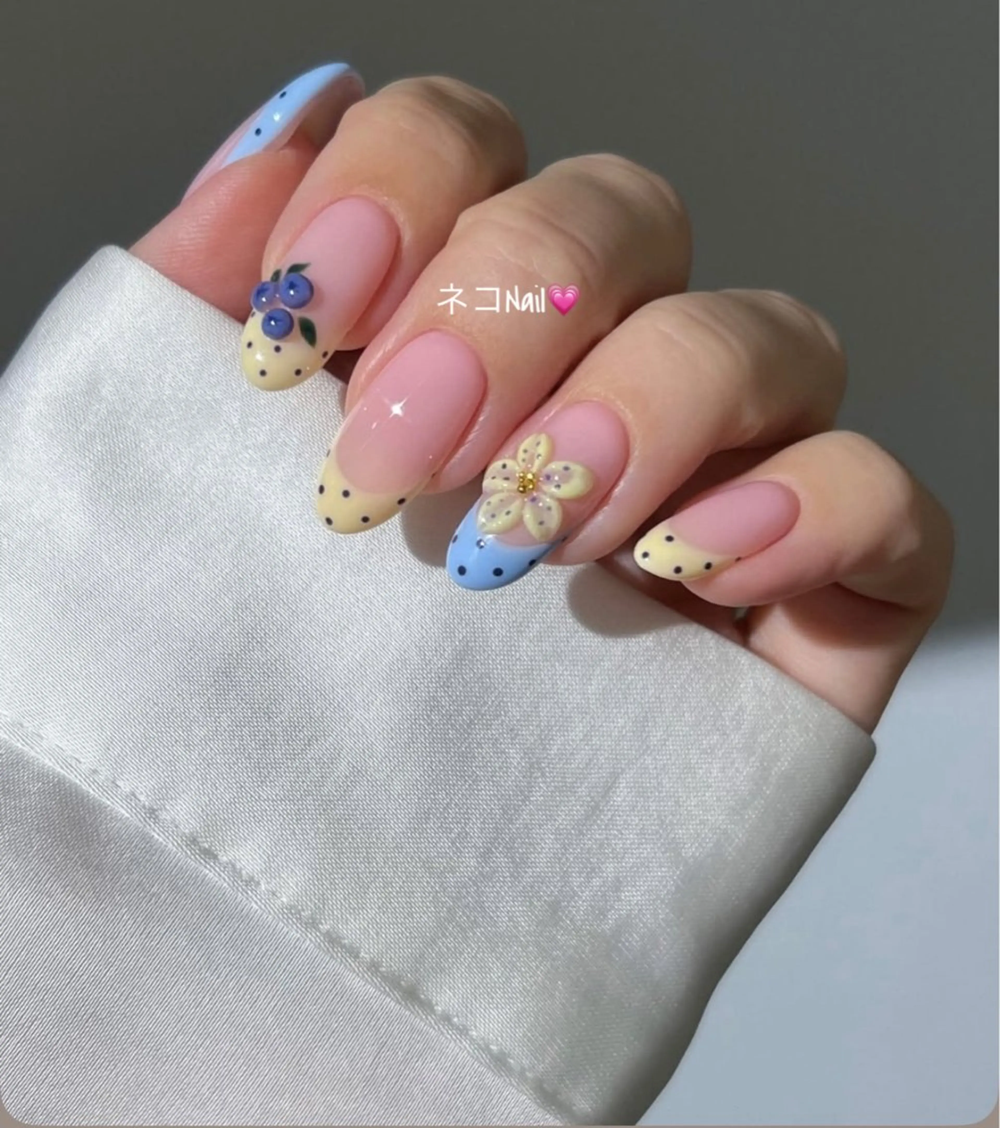 ネイル ジェルネイル ワンカラーネイル ハンドネイル ネコ Nailのネイルデザイン