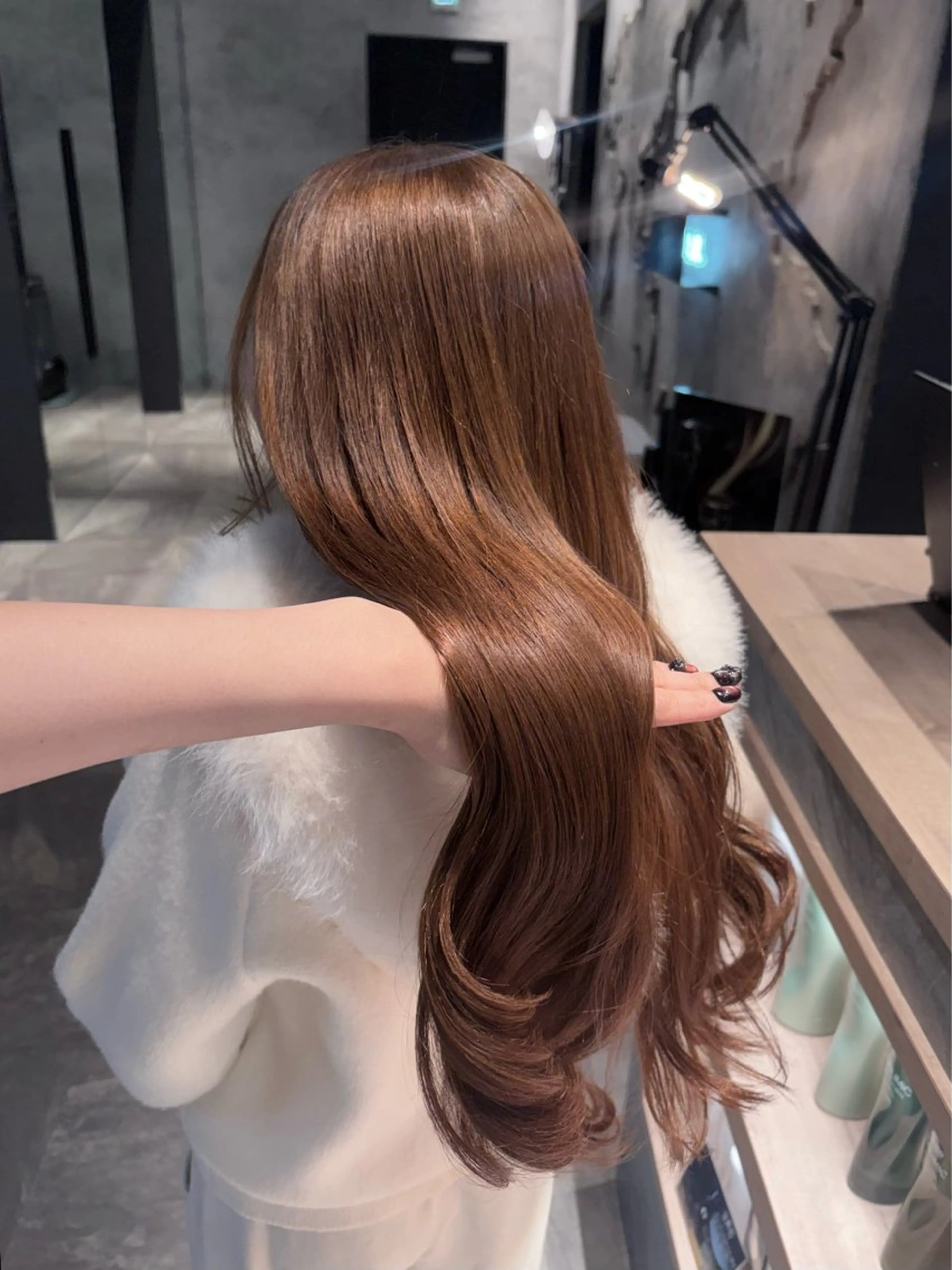 ロング カラー カット ヘアカラー トリートメント 🫧透明感カラー/ 寒色カラー/Risaのヘアスタイル