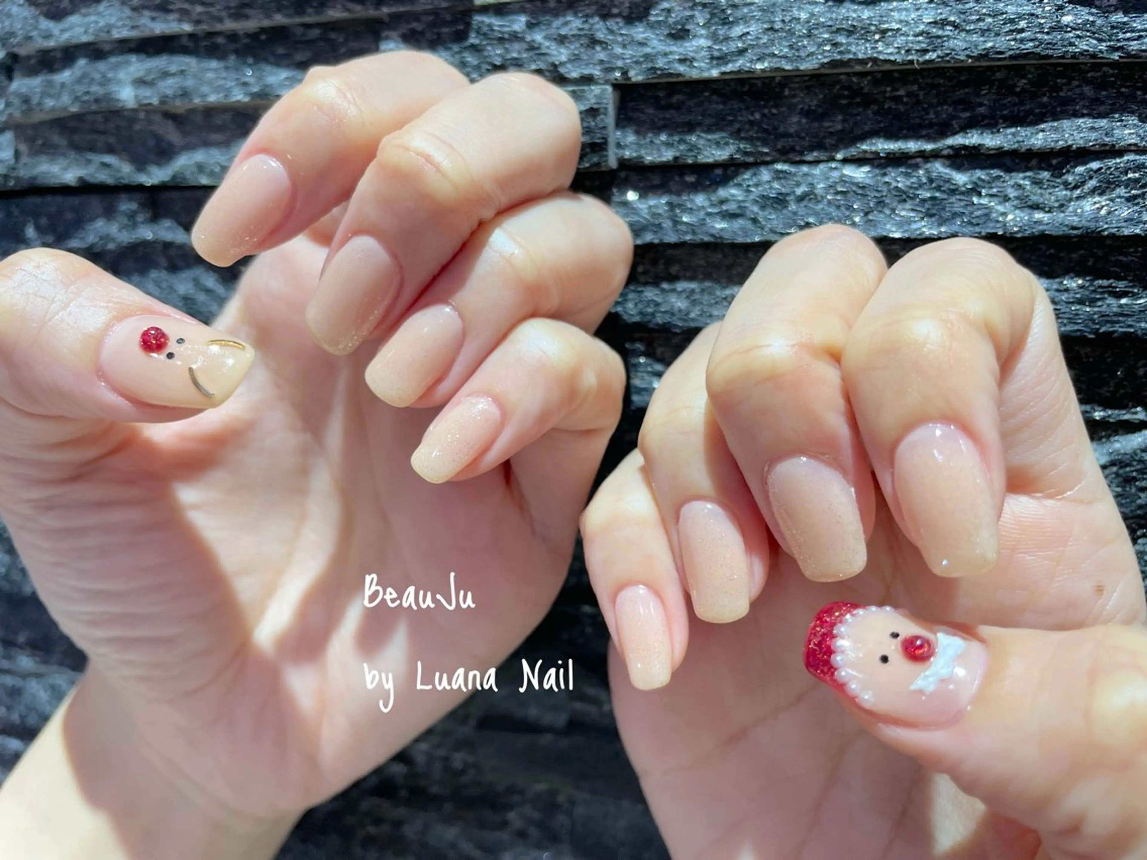 ネイル マグネットネイル ハンドネイル BeauJu by Luana Nailのネイルデザイン