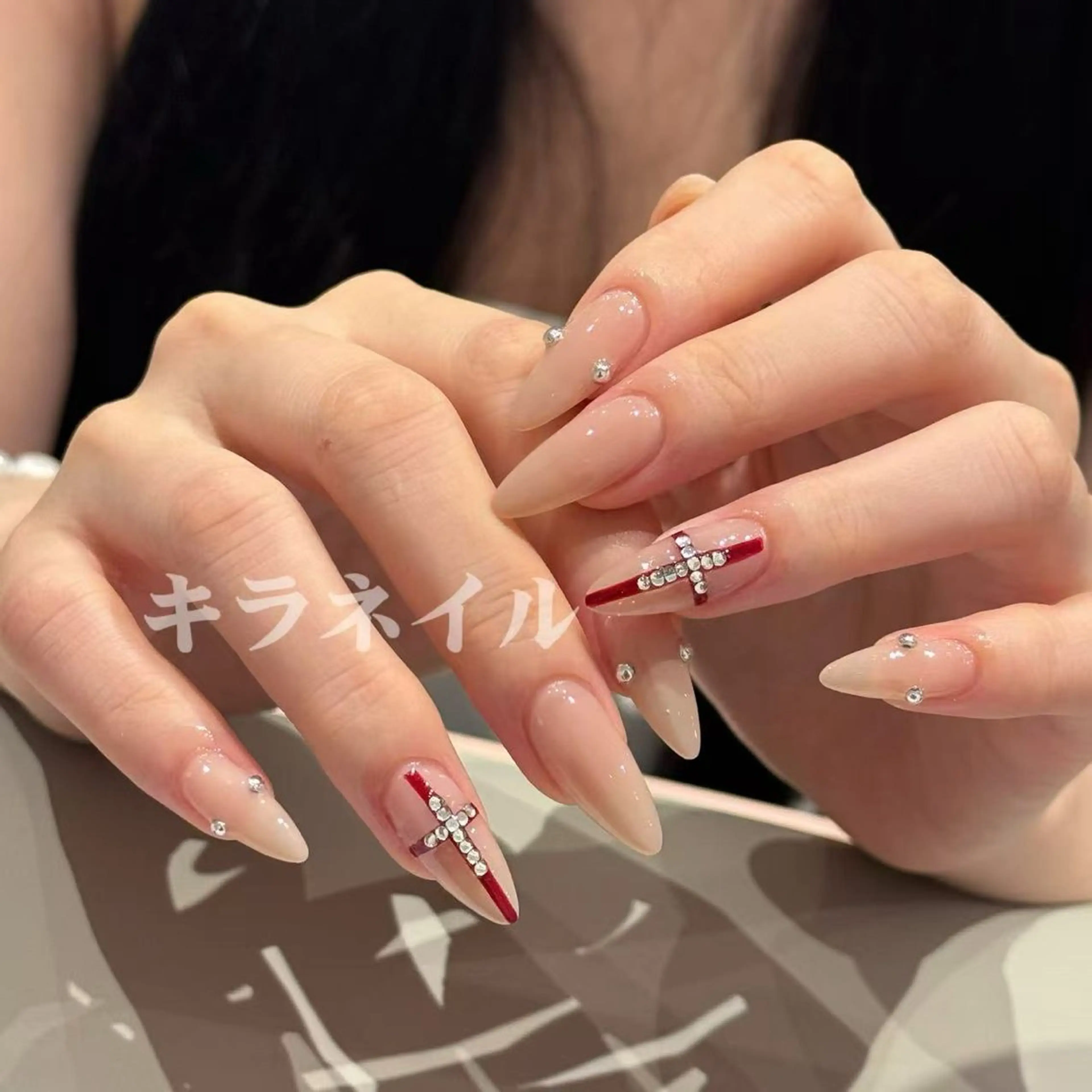 ネイル 🎀kira 長さだし💗モチ最高のネイルデザイン