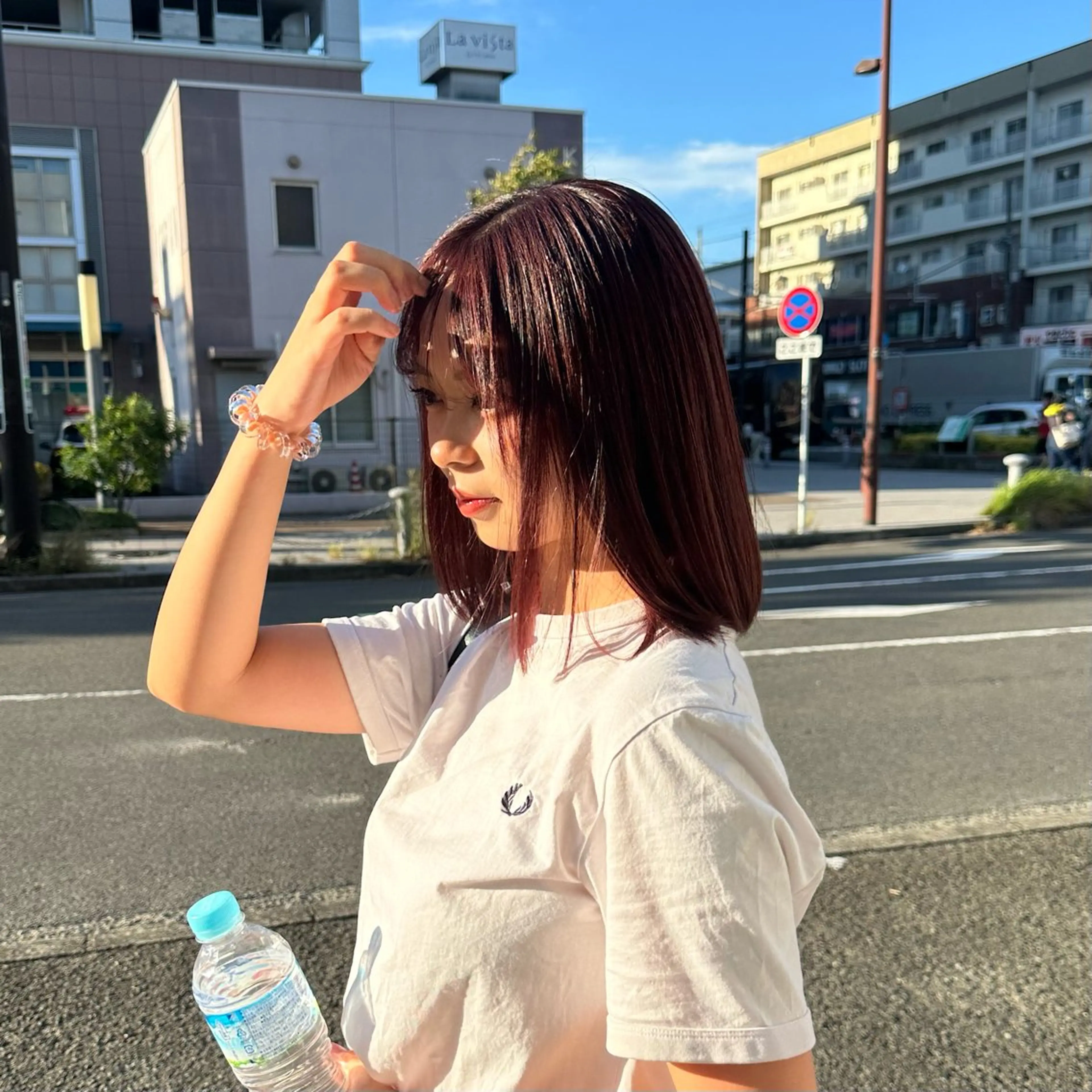 ミディアム カラー ブリーチ ブリーチなしカラー ヘアカラー 𓍯暖色/韓国風 田中沙羅‎𓍯のヘアスタイル