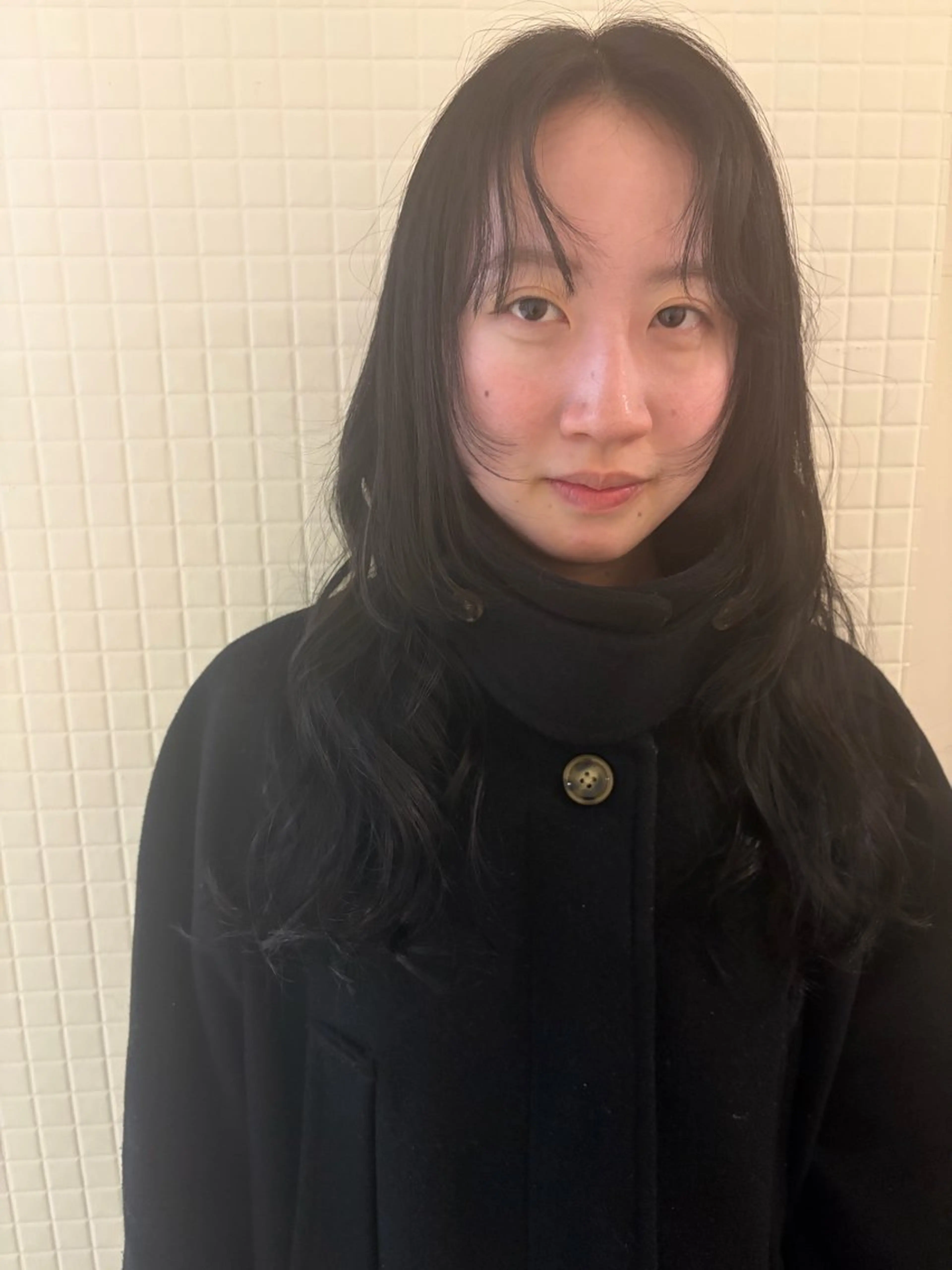 ロング ヘアカラー 加藤 瑠彩のヘアスタイル