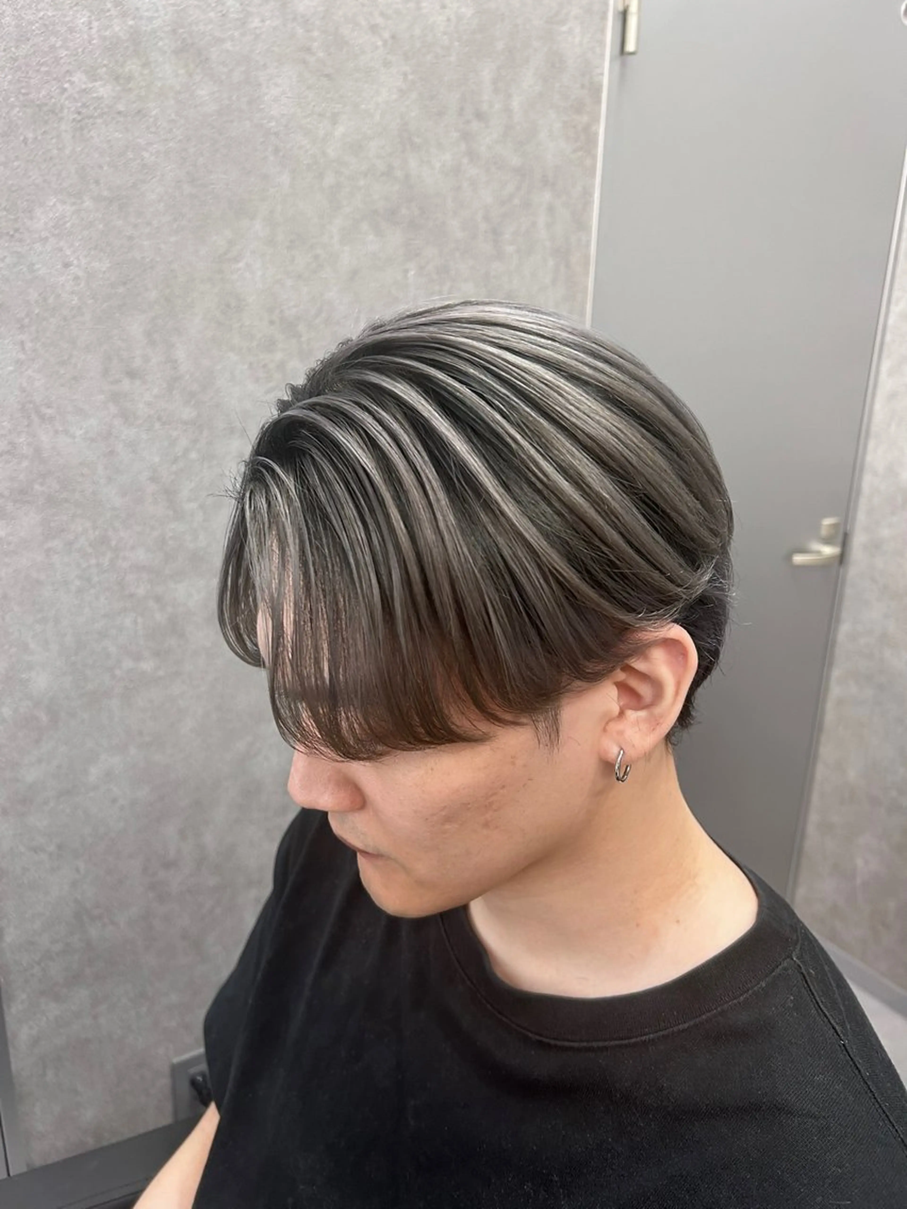 ショート カラー パーマ メンズ メンズバレイヤージュ バレイヤージュ レイヤーカット カット ヘアカラー メンズ特化 👑YUTAのヘアスタイル