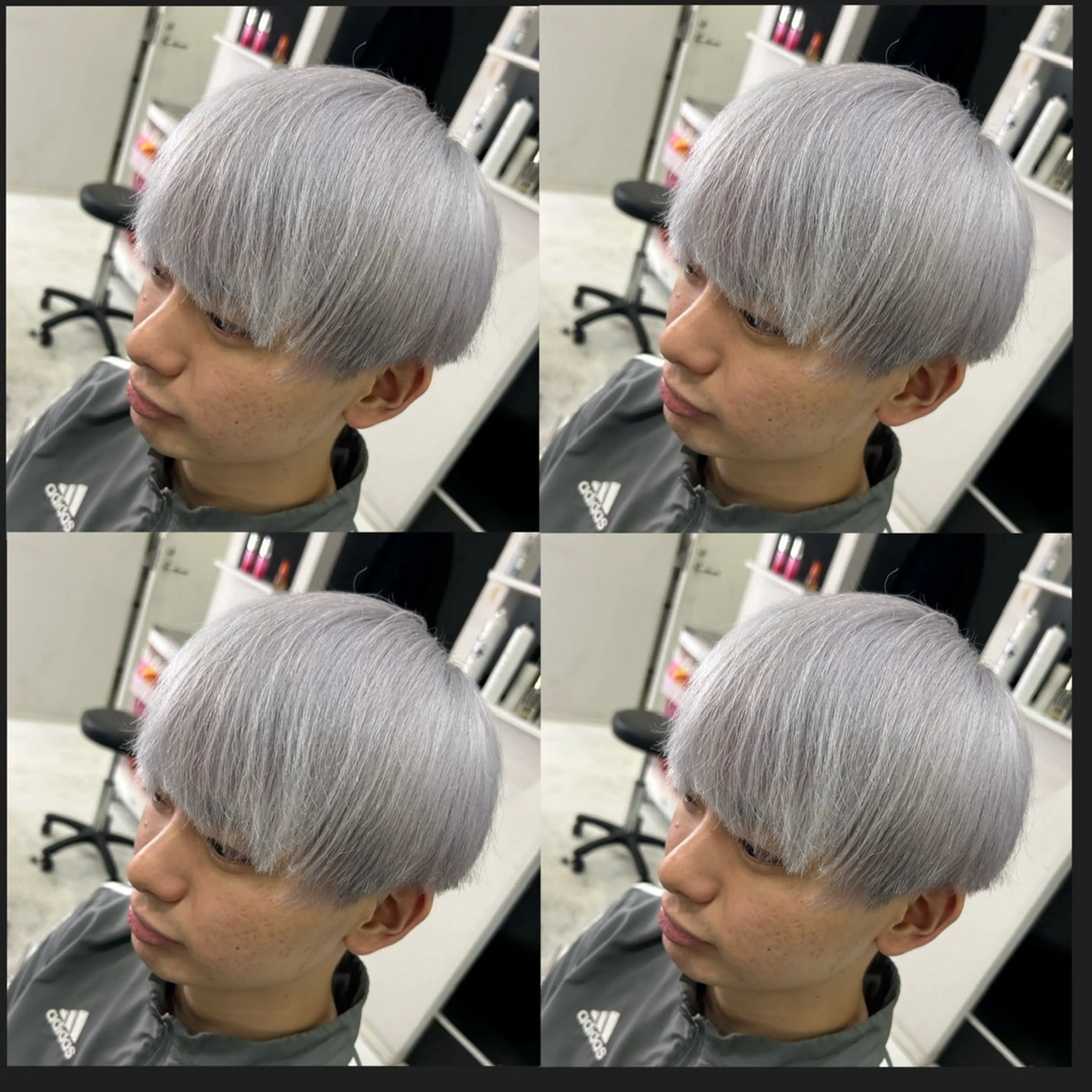 ショート カラー パーマ ヘアアレンジ メンズ カット 縮毛矯正 トリートメント 🔥メンズ特化渡辺 🔥ブリーチカラーのヘアスタイル