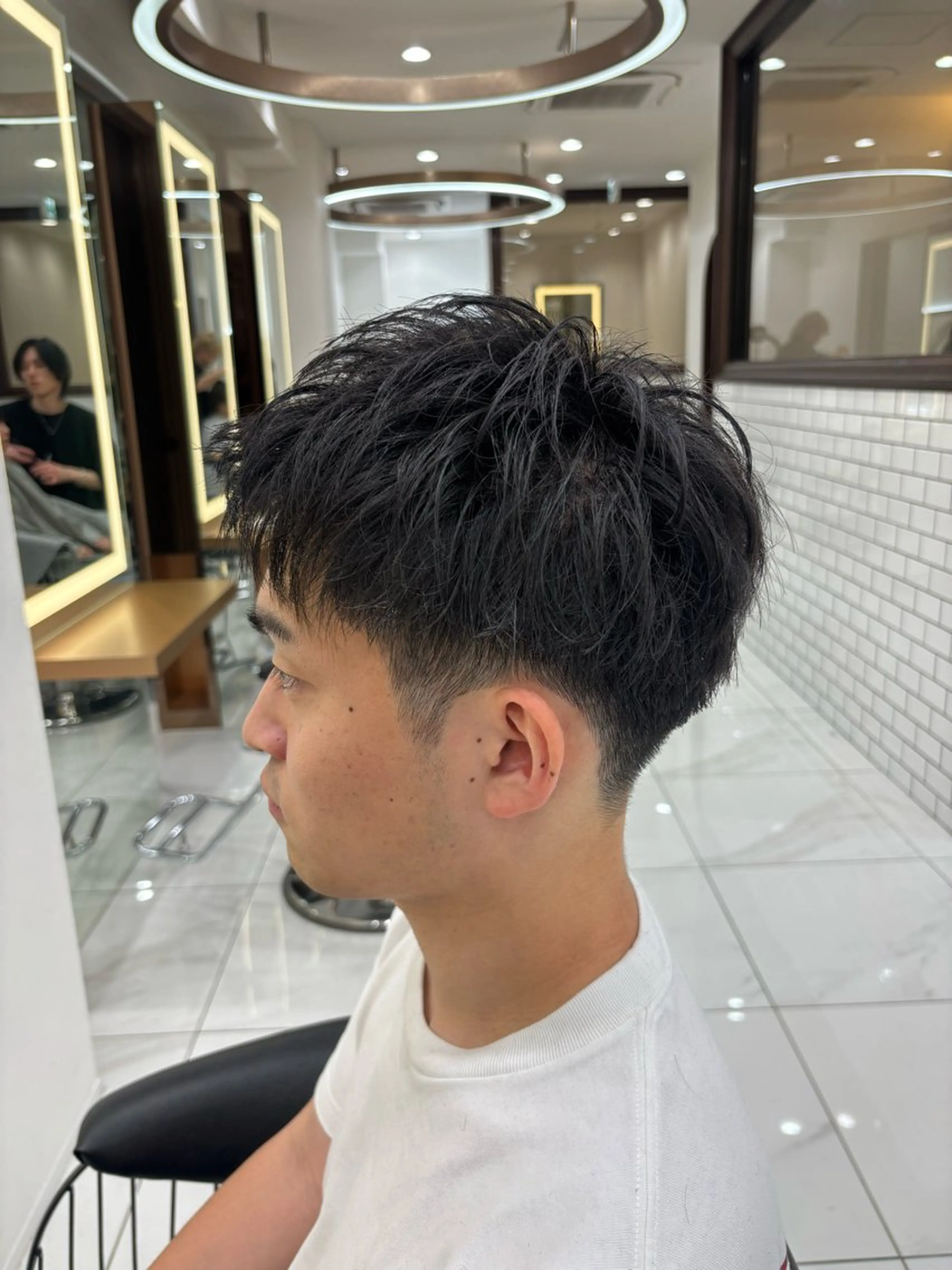 メンズ 白髪ぼかし/メッシュ ハイライト/ゆうとのヘアスタイル