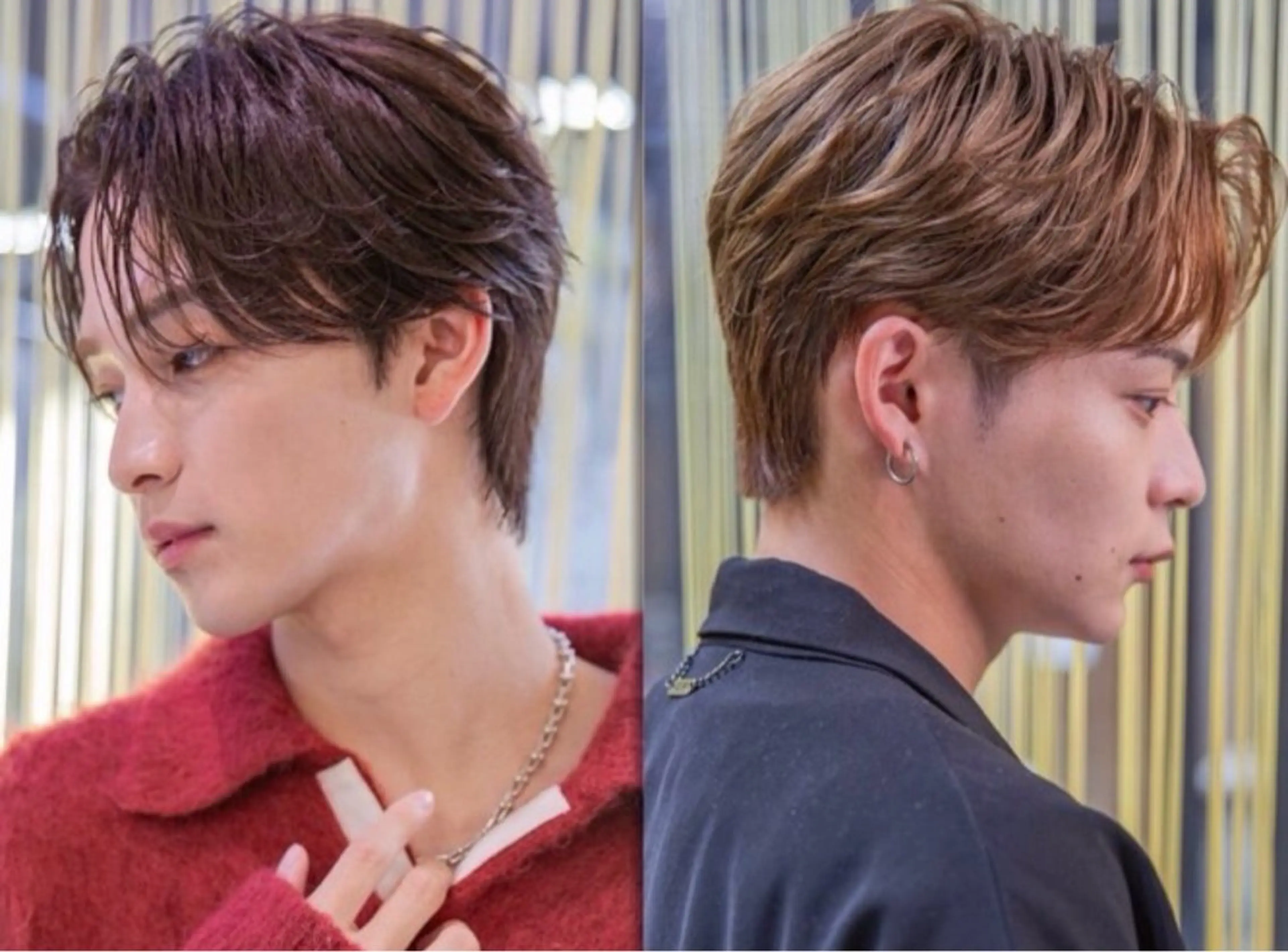 メンズ レイヤー×ハイトーン ×デザイン 啓太のヘアスタイル