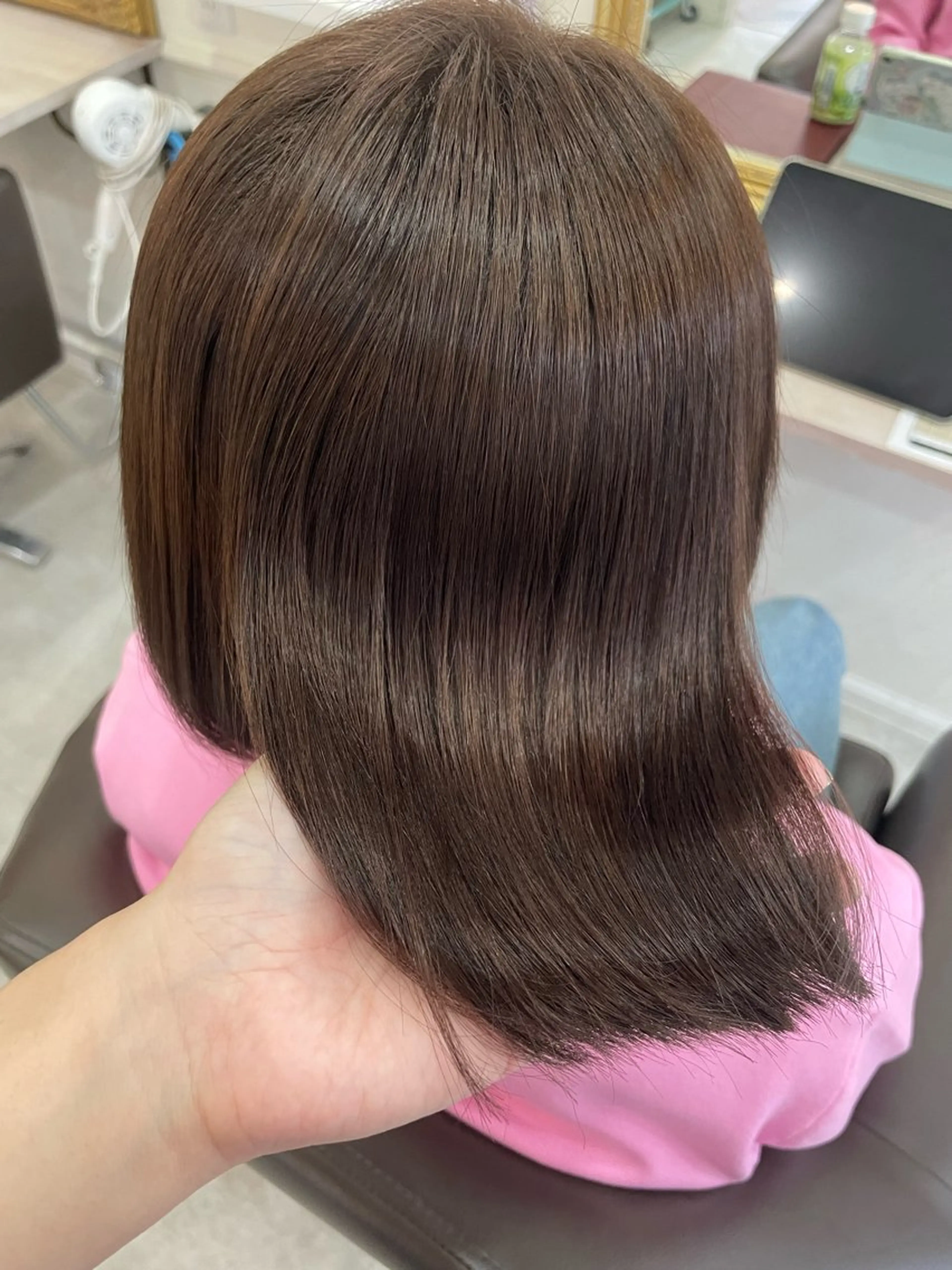 ミディアム 髪質改善お任せ ください♪ひとみのヘアスタイル