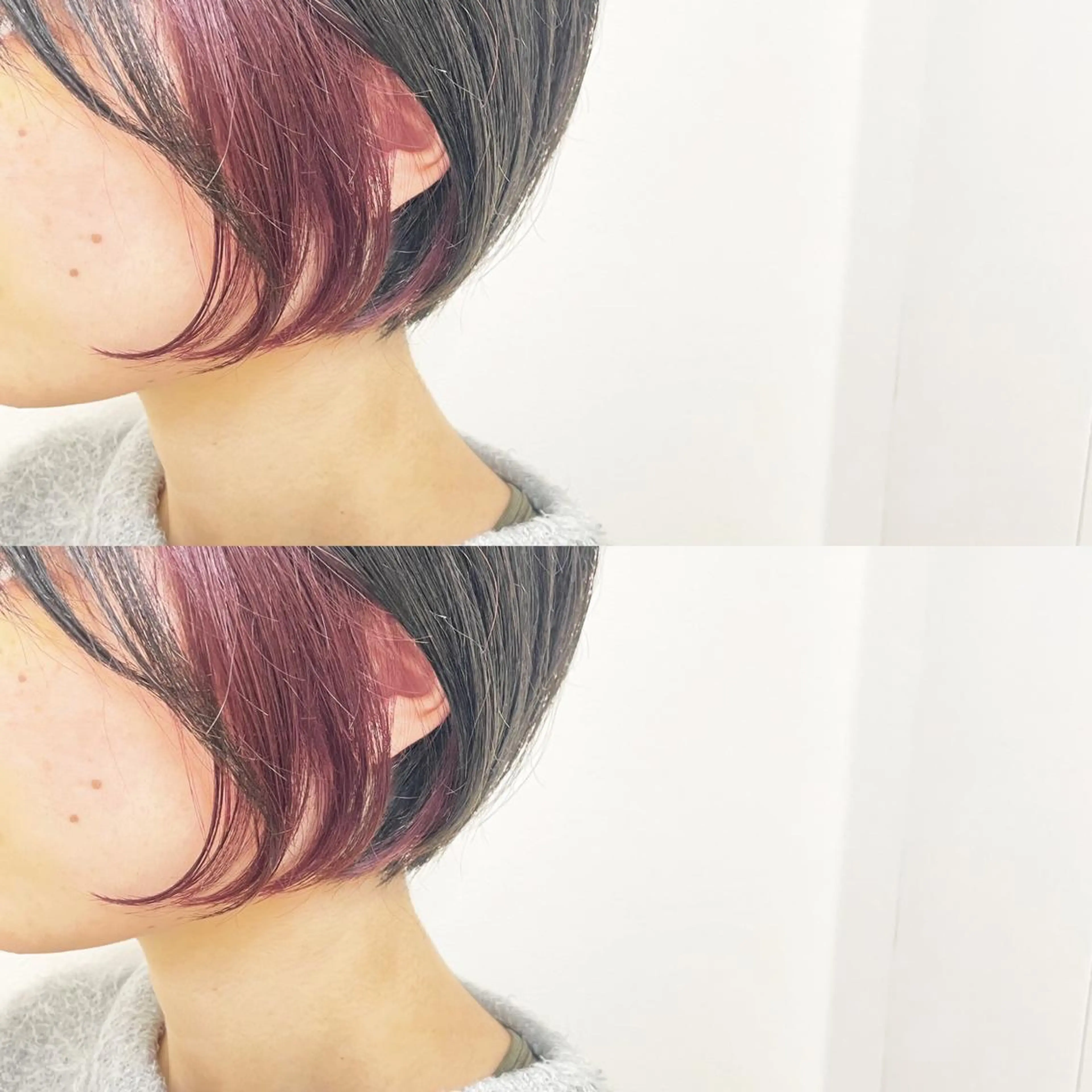 ショート カラー ミストバング ブリーチ デザインカラー イヤリングカラー  フェイスフレーミング 🦋韓国系指名No1 店長/圓山 祐也🦋のヘアスタイル