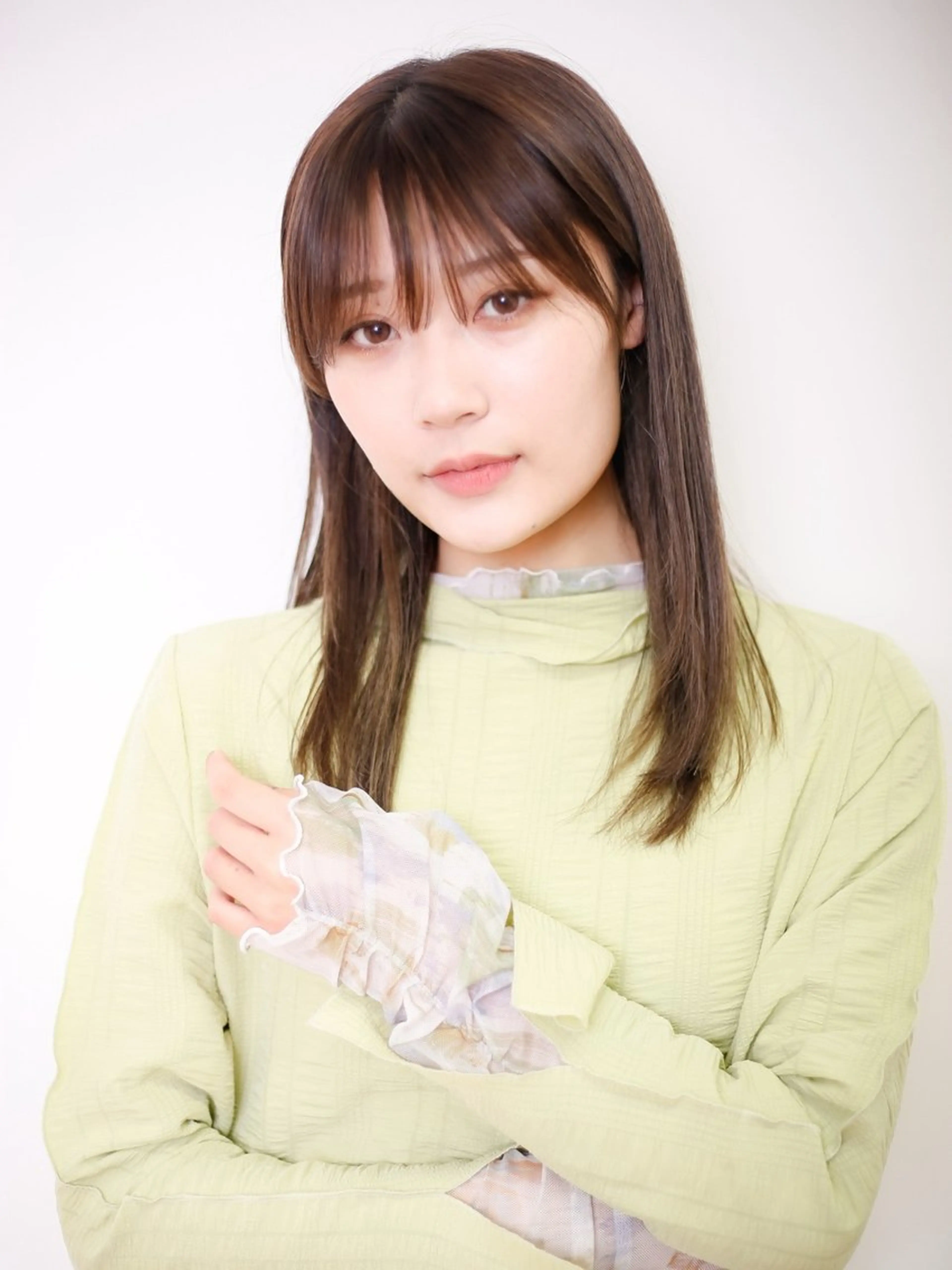 セミロング 🌷BASSA池袋 🌷ミネモモ🍑🤍のヘアスタイル