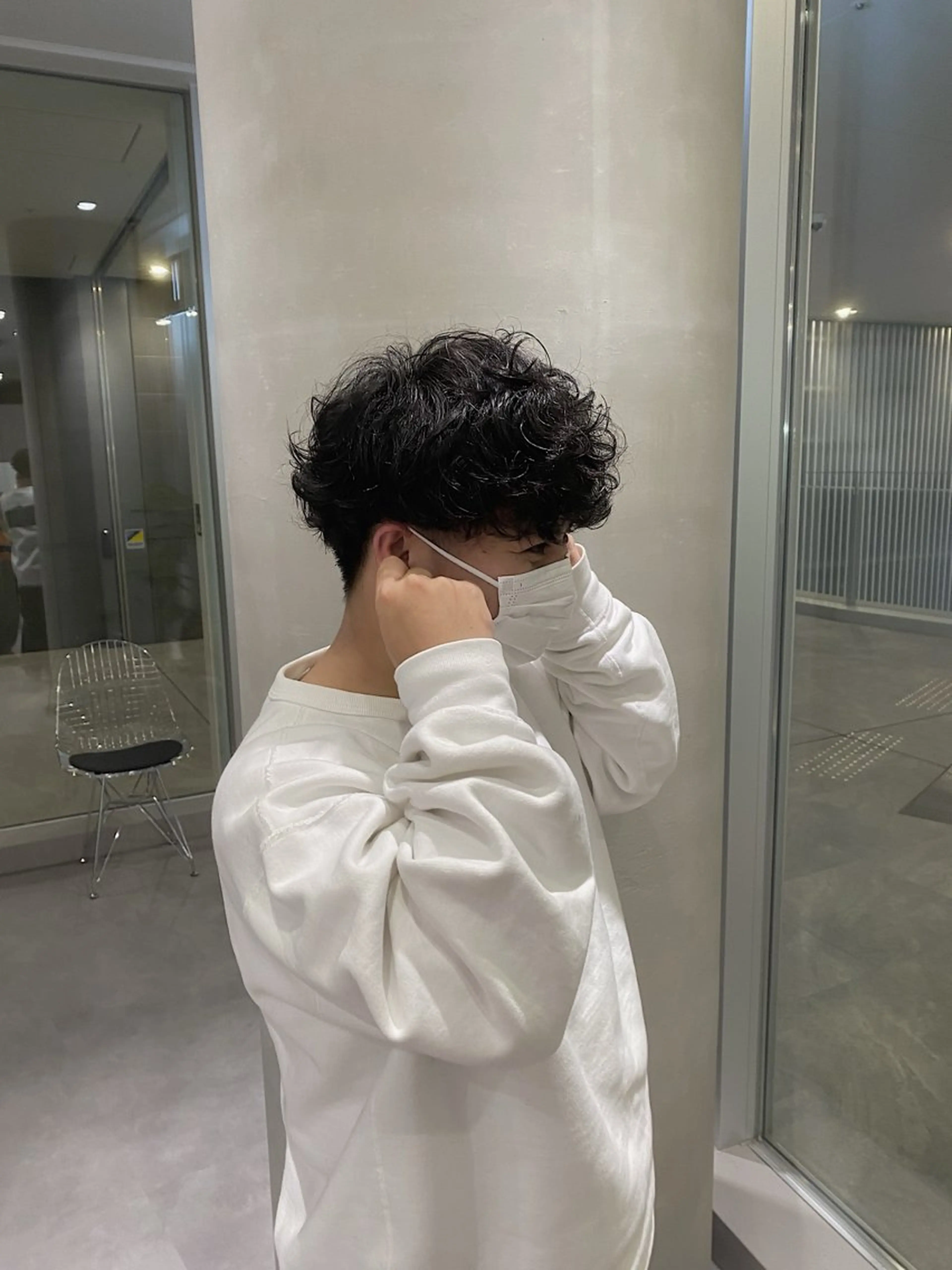 ショート パーマ 野林 夏帆のヘアスタイル