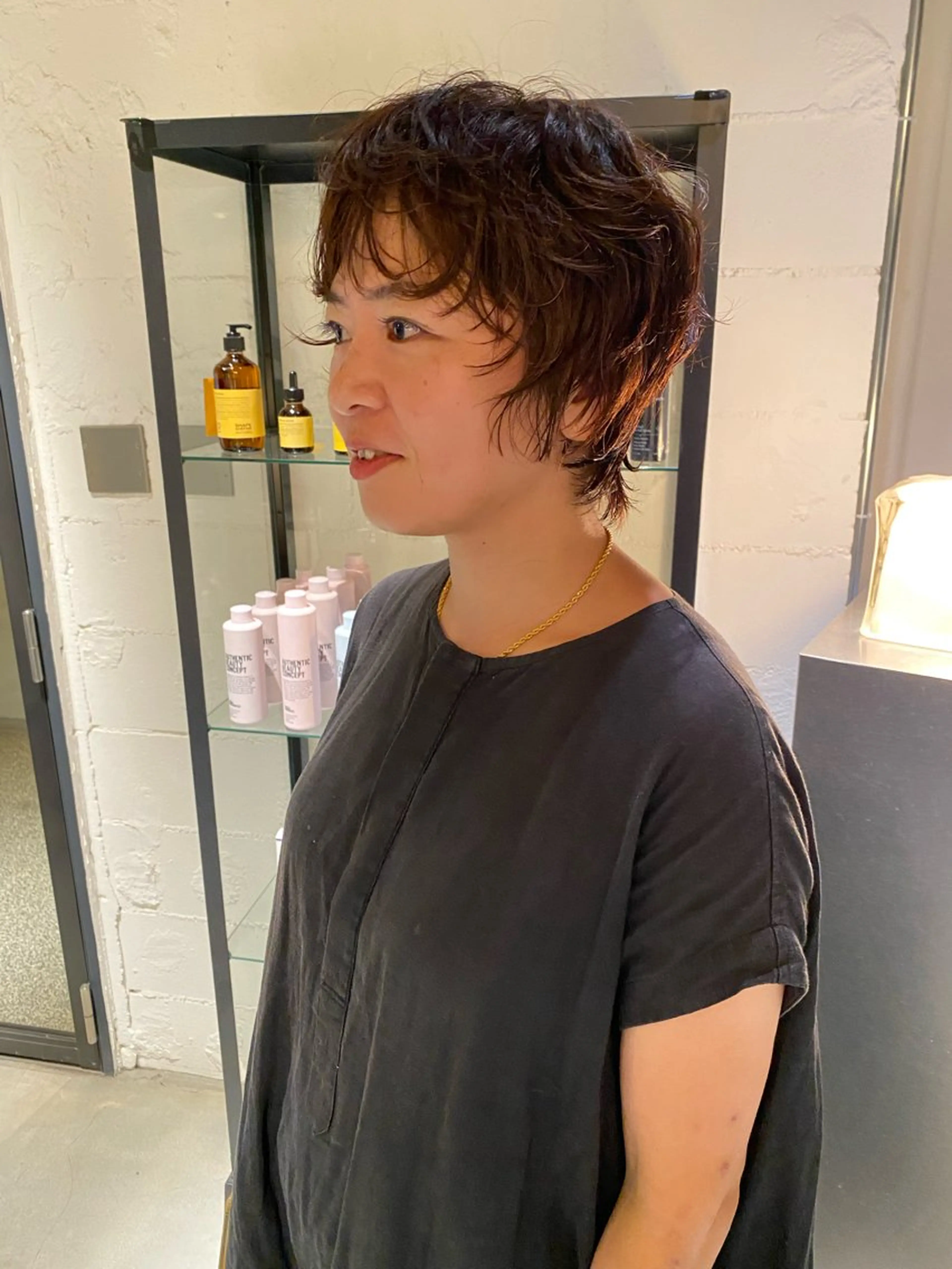 ショート くせ毛 ショートヘア 聖 来のヘアスタイル